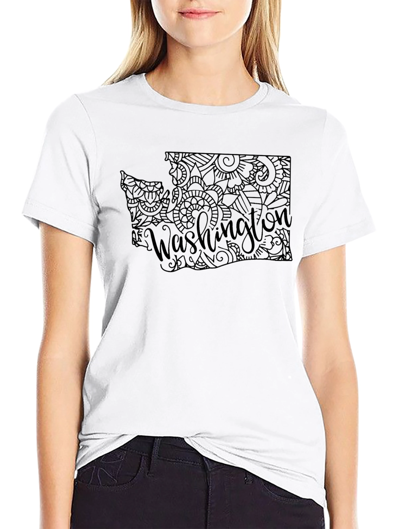 Washington State Art Tee - Stylish Graphic T-Shirt