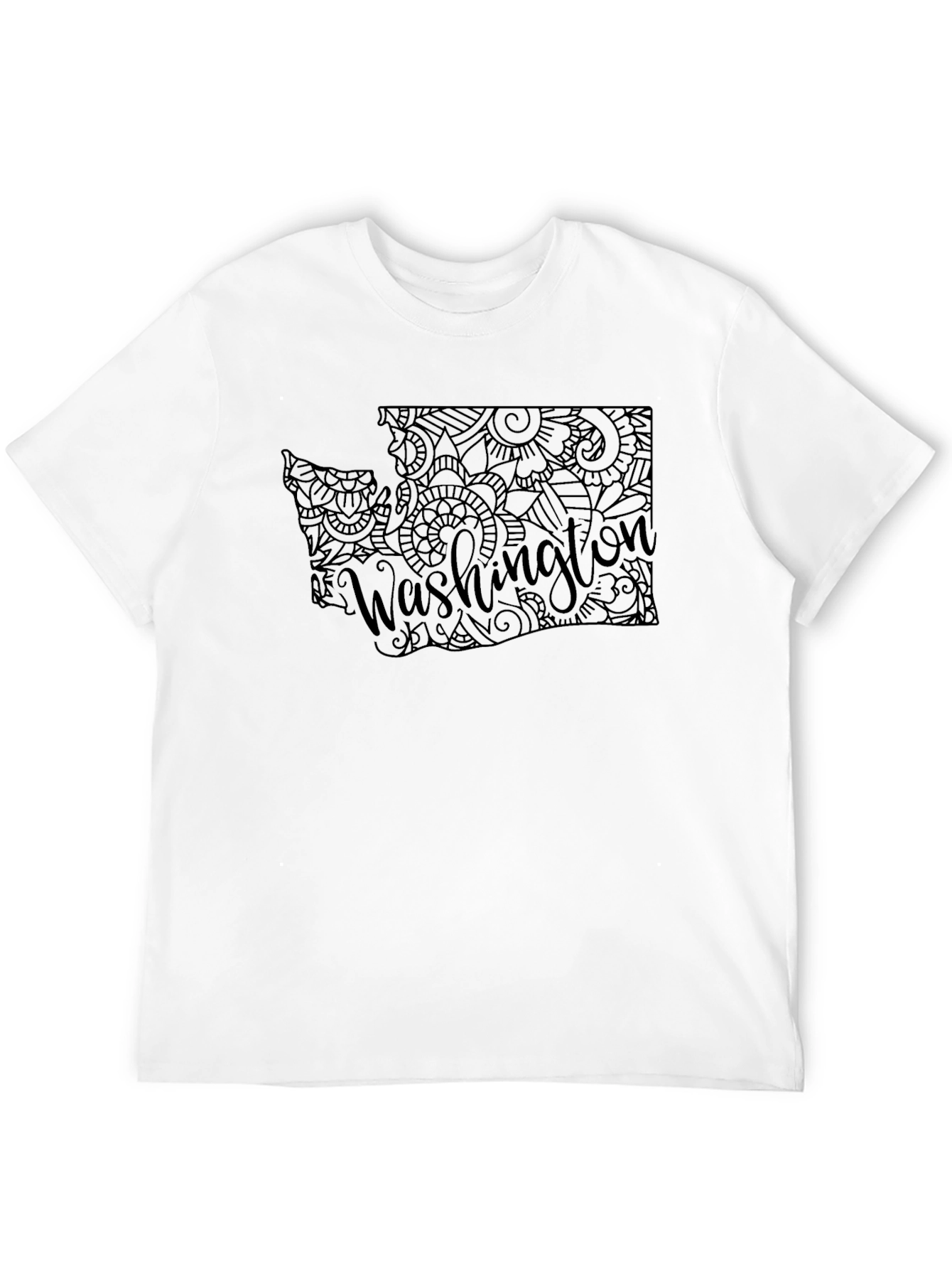 Washington State Art Tee - Stylish Graphic T-Shirt