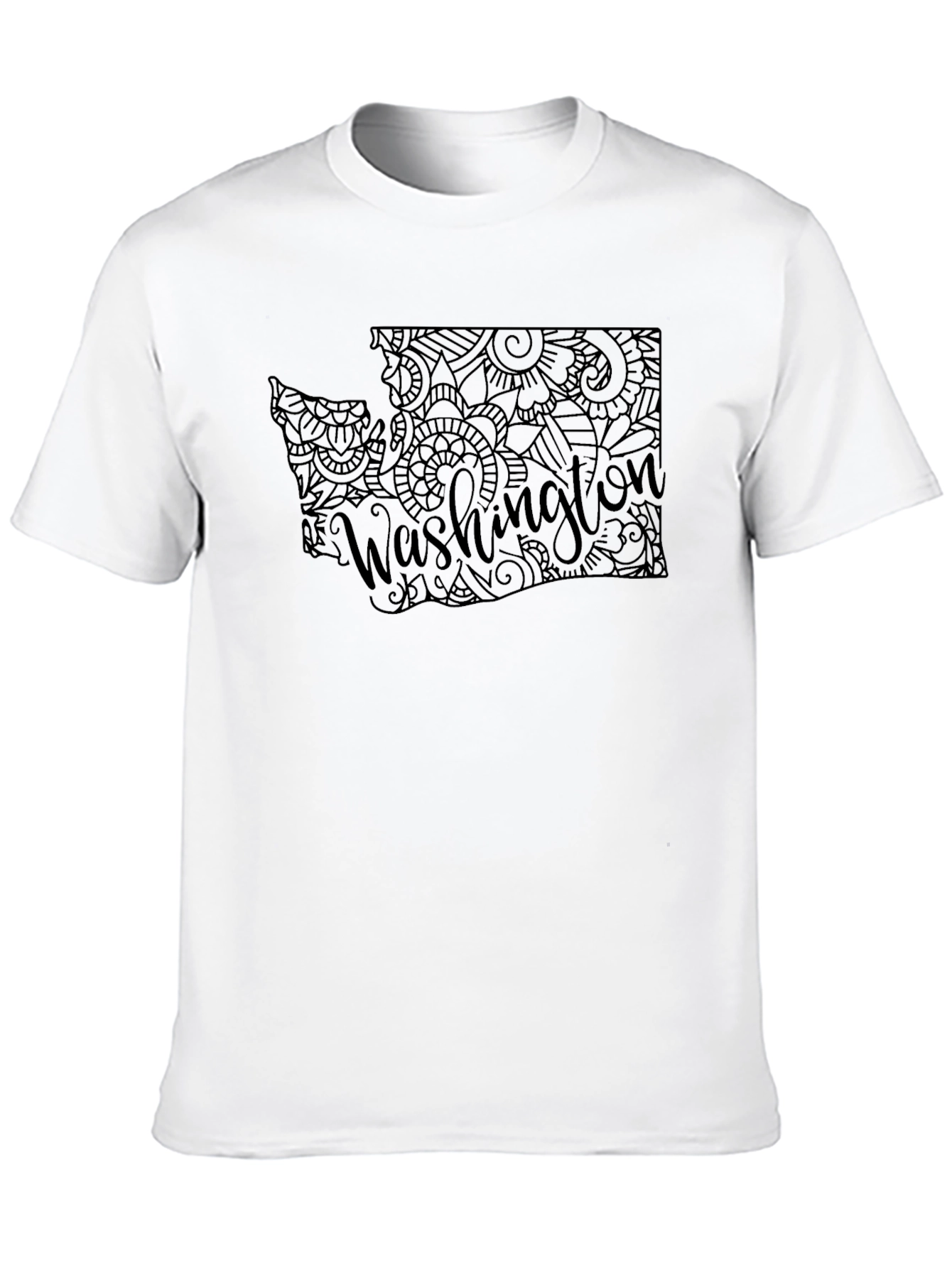 Washington State Art Tee - Stylish Graphic T-Shirt