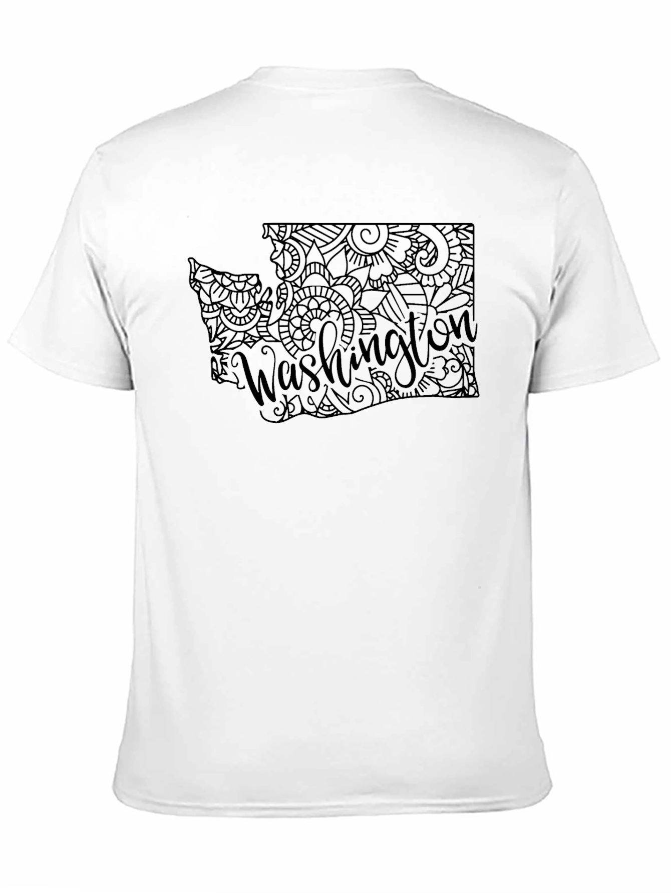 Washington State Art Tee - Stylish Graphic T-Shirt