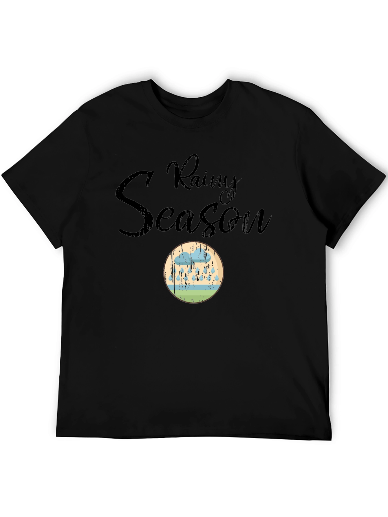 Rainy Season Graphic T-Shirt - Comfort and Style