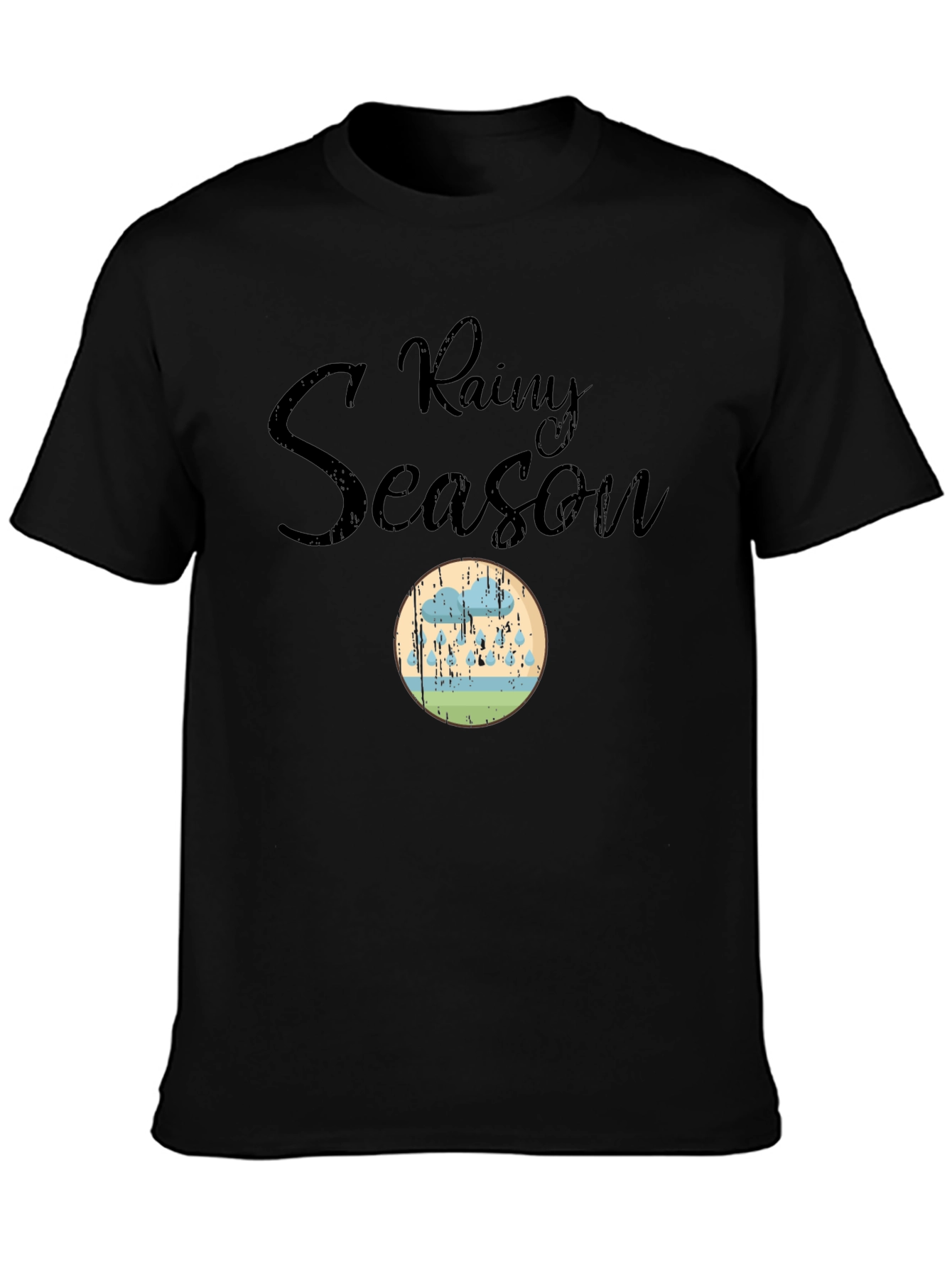 Rainy Season Graphic T-Shirt - Comfort and Style