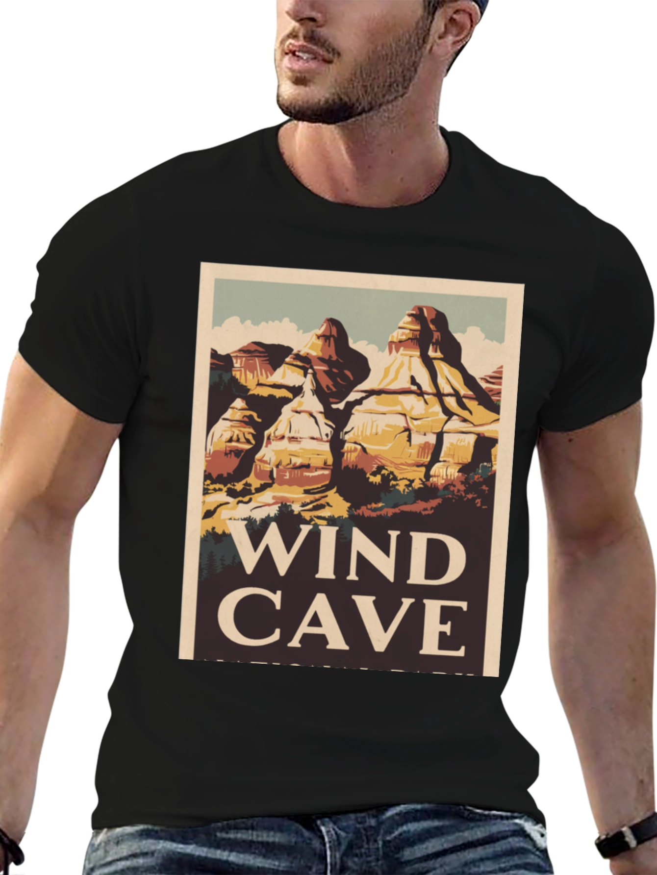 Wind Cave National Park Graphic T-Shirt