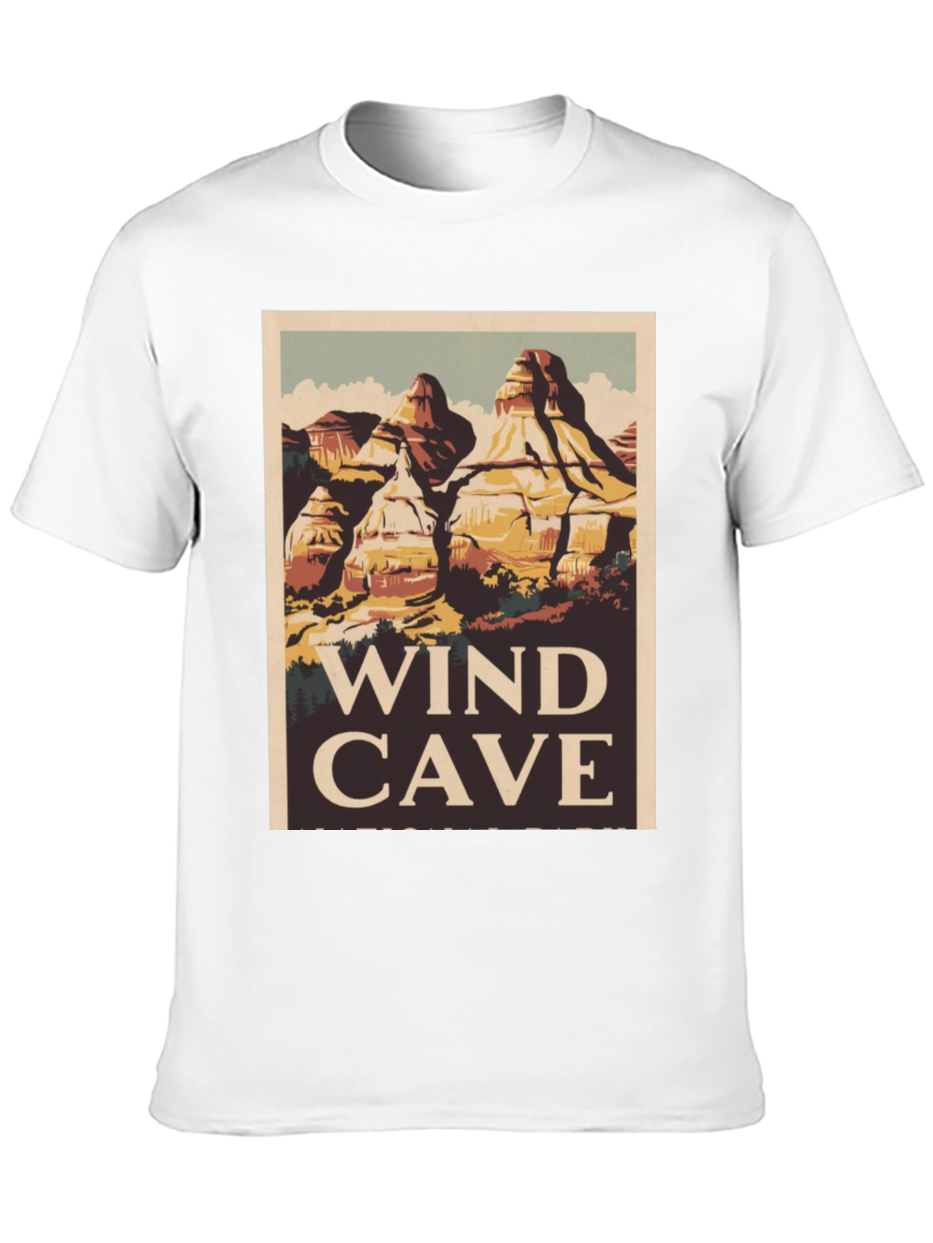 Wind Cave National Park Graphic T-Shirt