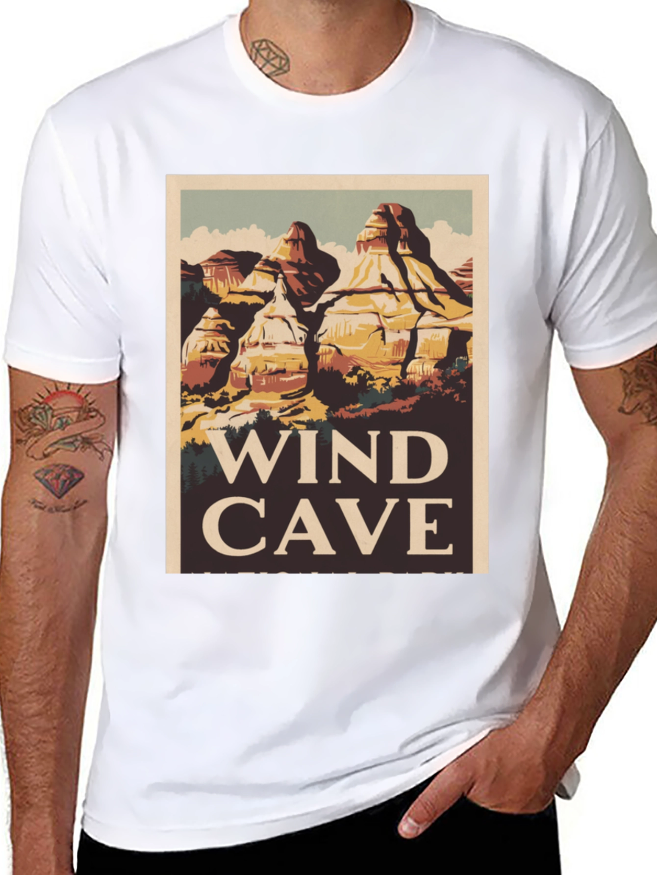 Wind Cave National Park Graphic T-Shirt