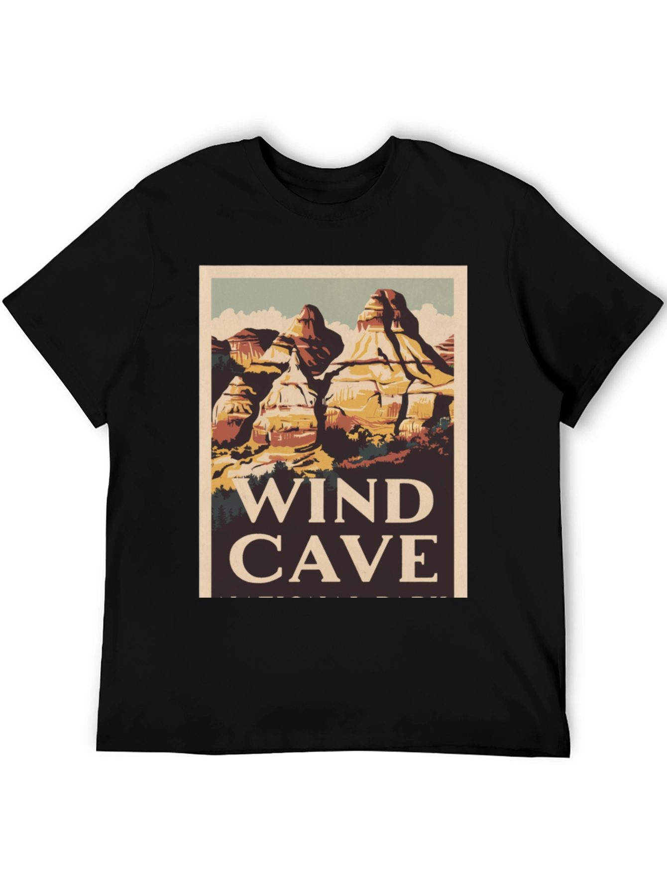 Wind Cave National Park Graphic T-Shirt