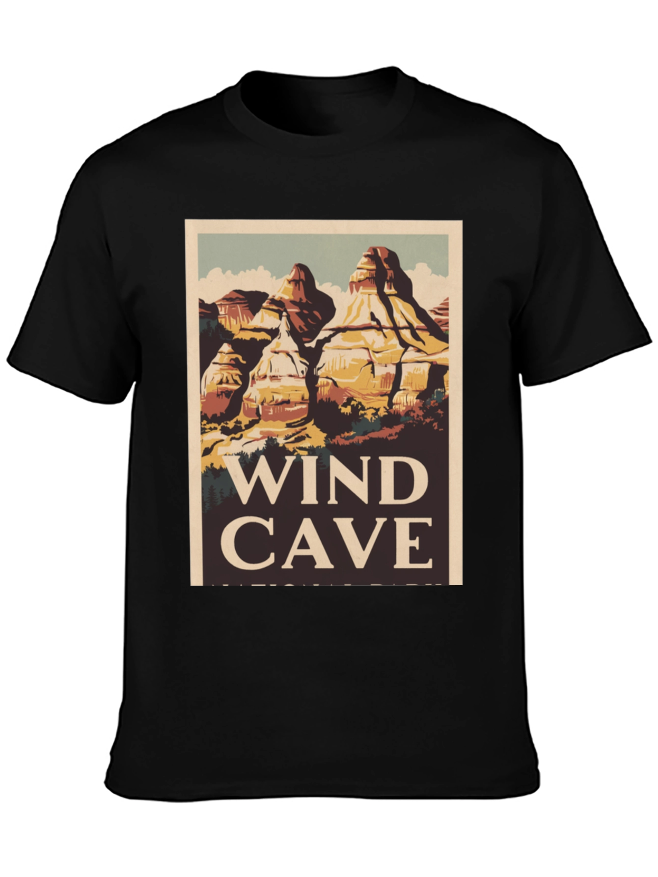 Wind Cave National Park Graphic T-Shirt