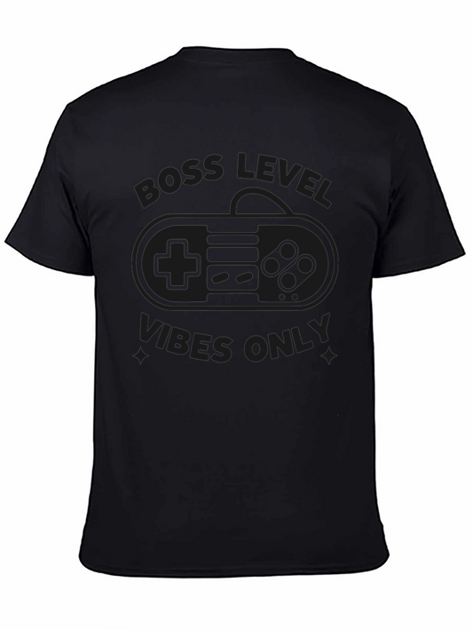 Boss Level Vibes Only T-Shirt - Gamer Tee
