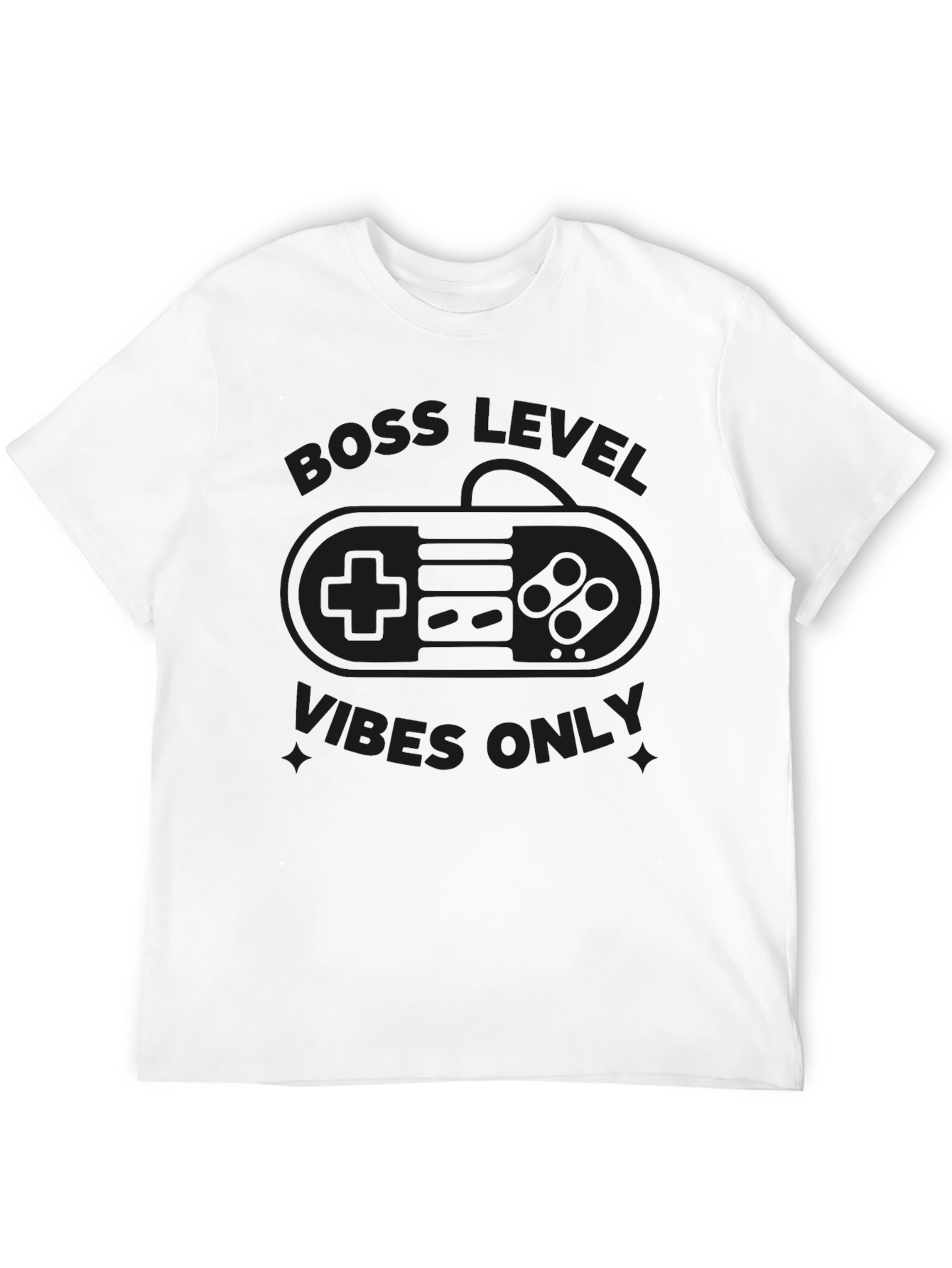 Boss Level Vibes Only T-Shirt - Gamer Tee