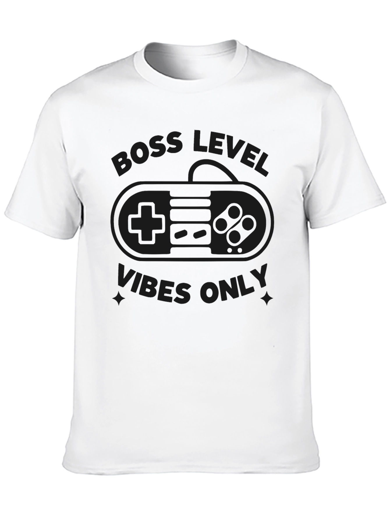 Boss Level Vibes Only T-Shirt - Gamer Tee