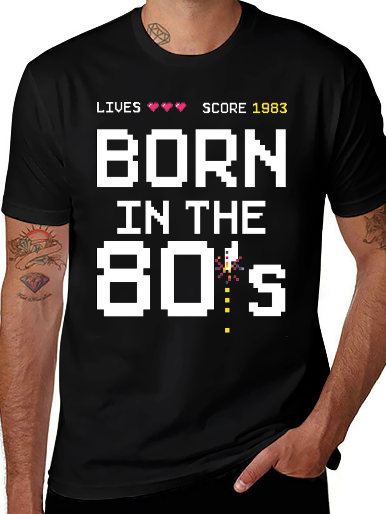 Born in the 80s Retro Gaming Tee