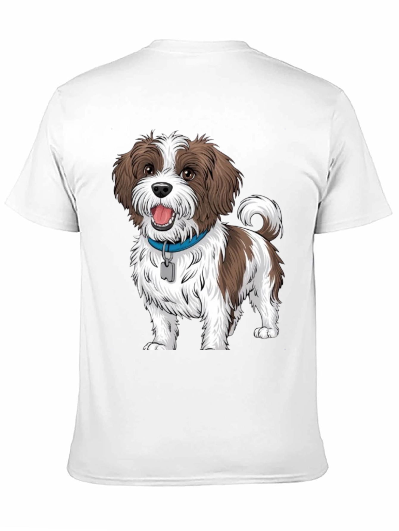 Dog Graphic Tee - Casual Black T-Shirt