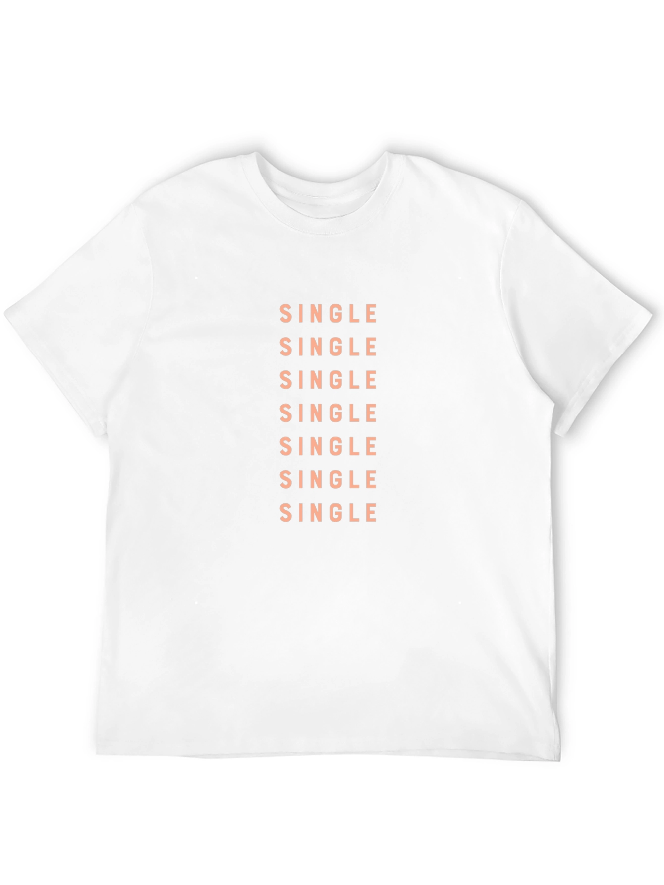 Single Statement Black T-Shirt