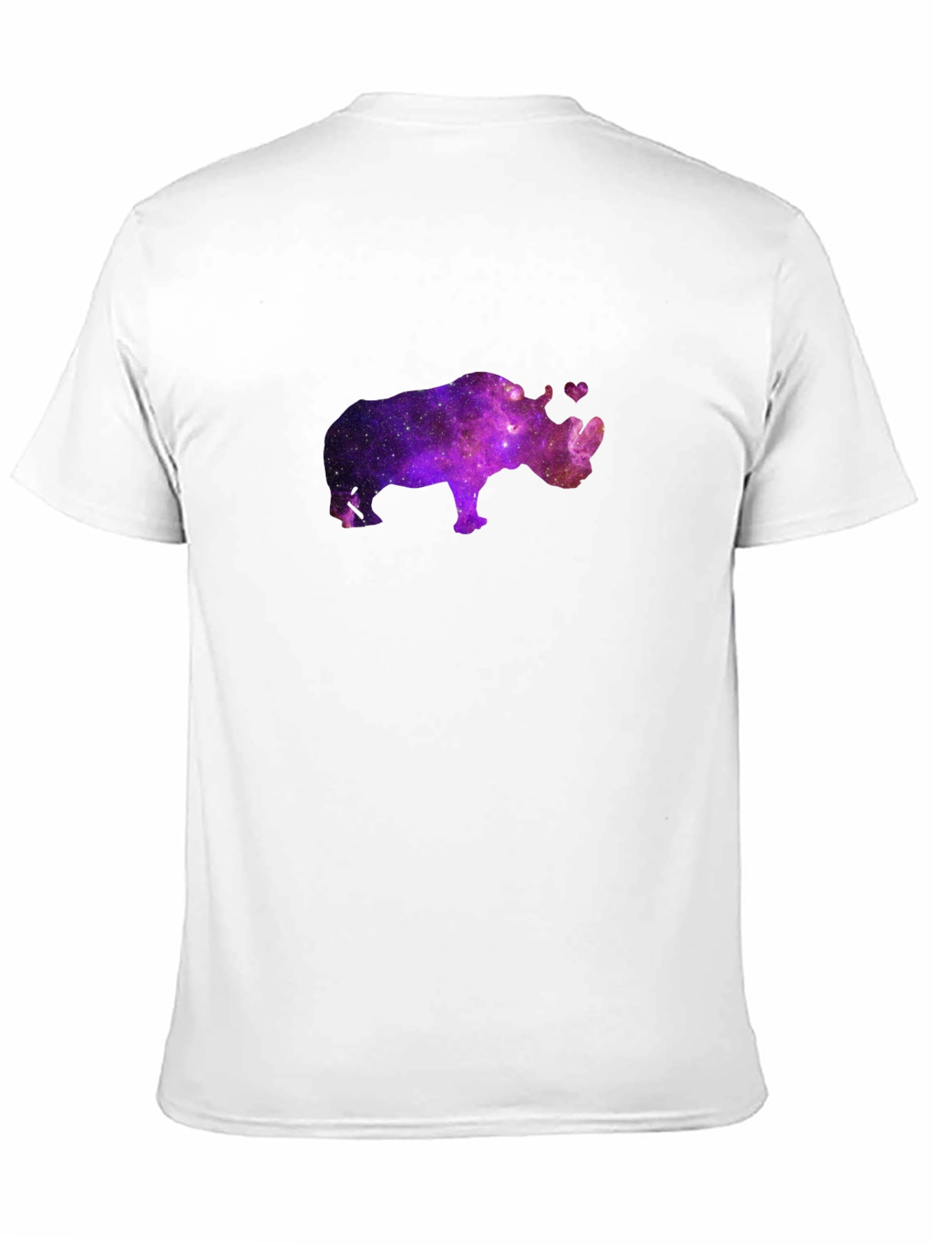 Galaxy Rhino T-Shirt - Black Crew Neck
