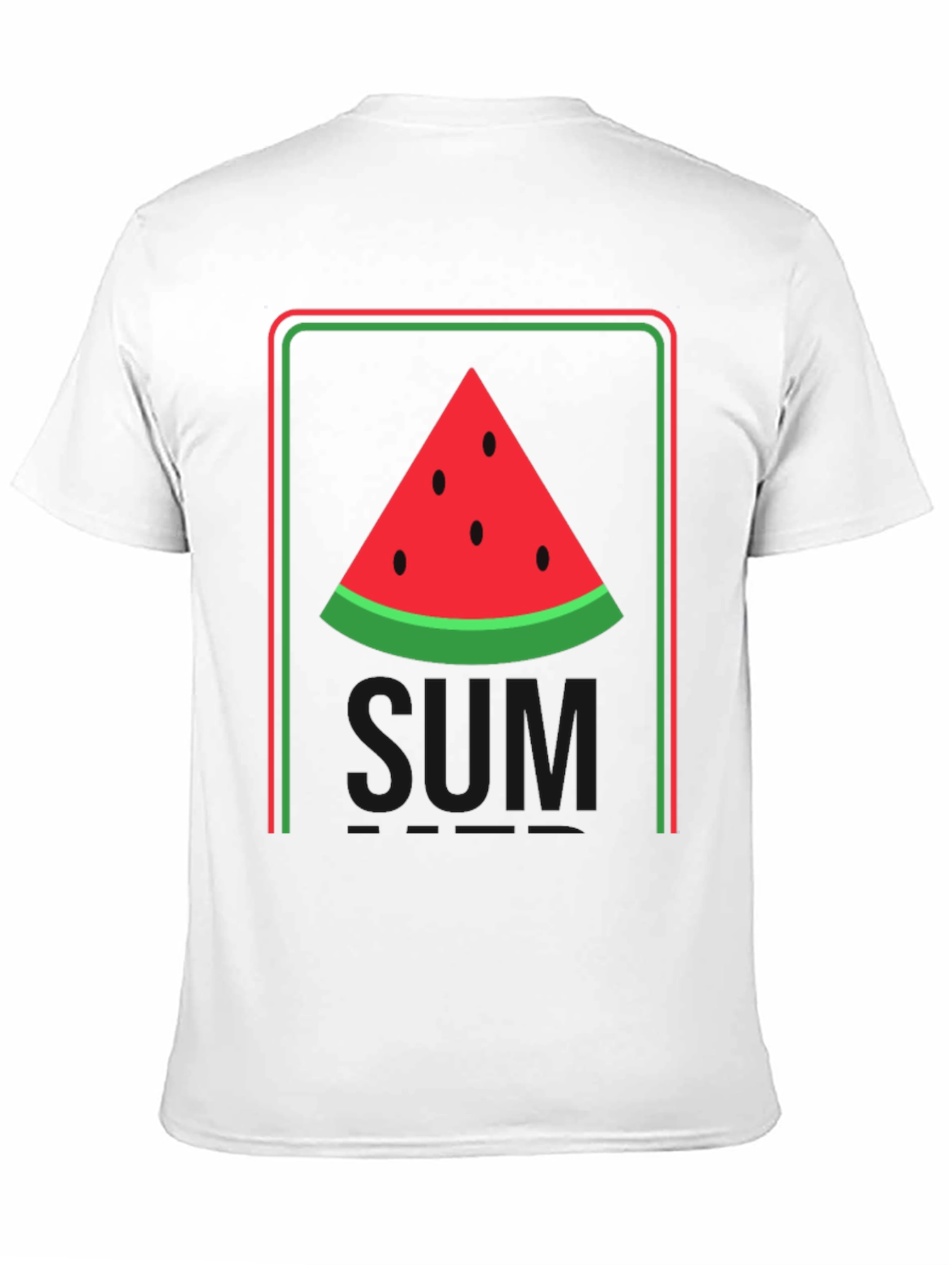 Watermelon Slim Fit T-Shirt - Summer Style