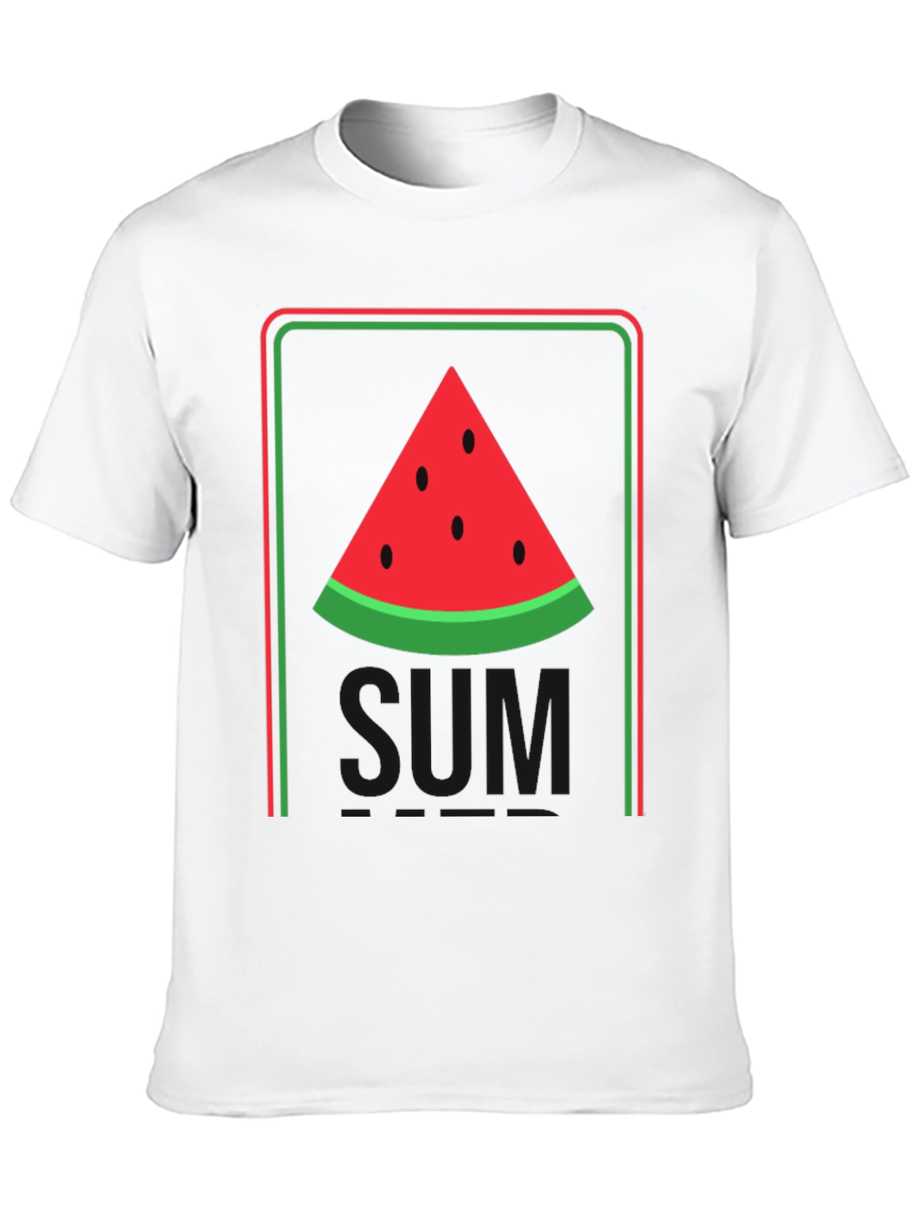 Watermelon Slim Fit T-Shirt - Summer Style