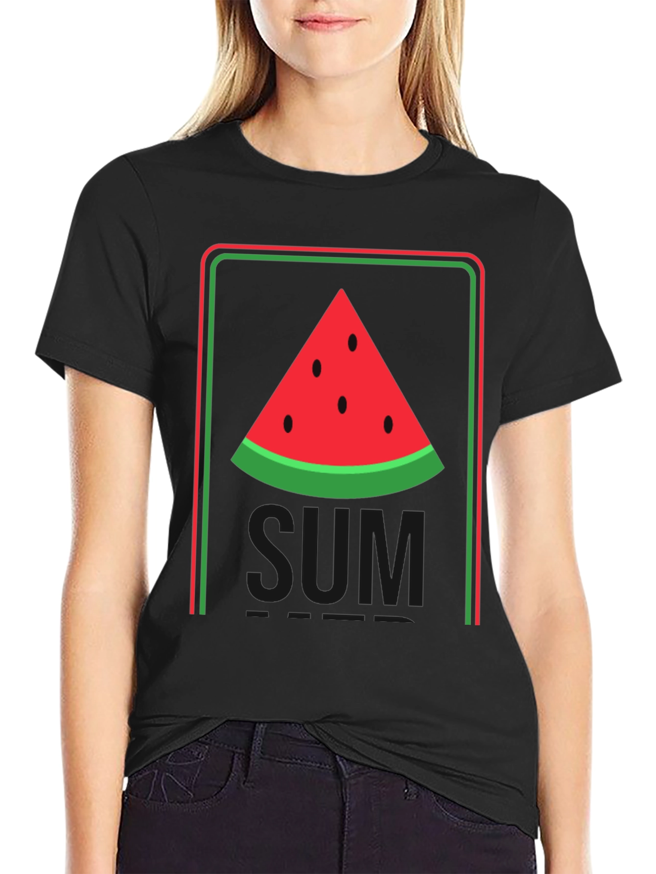 Watermelon Slim Fit T-Shirt - Summer Style