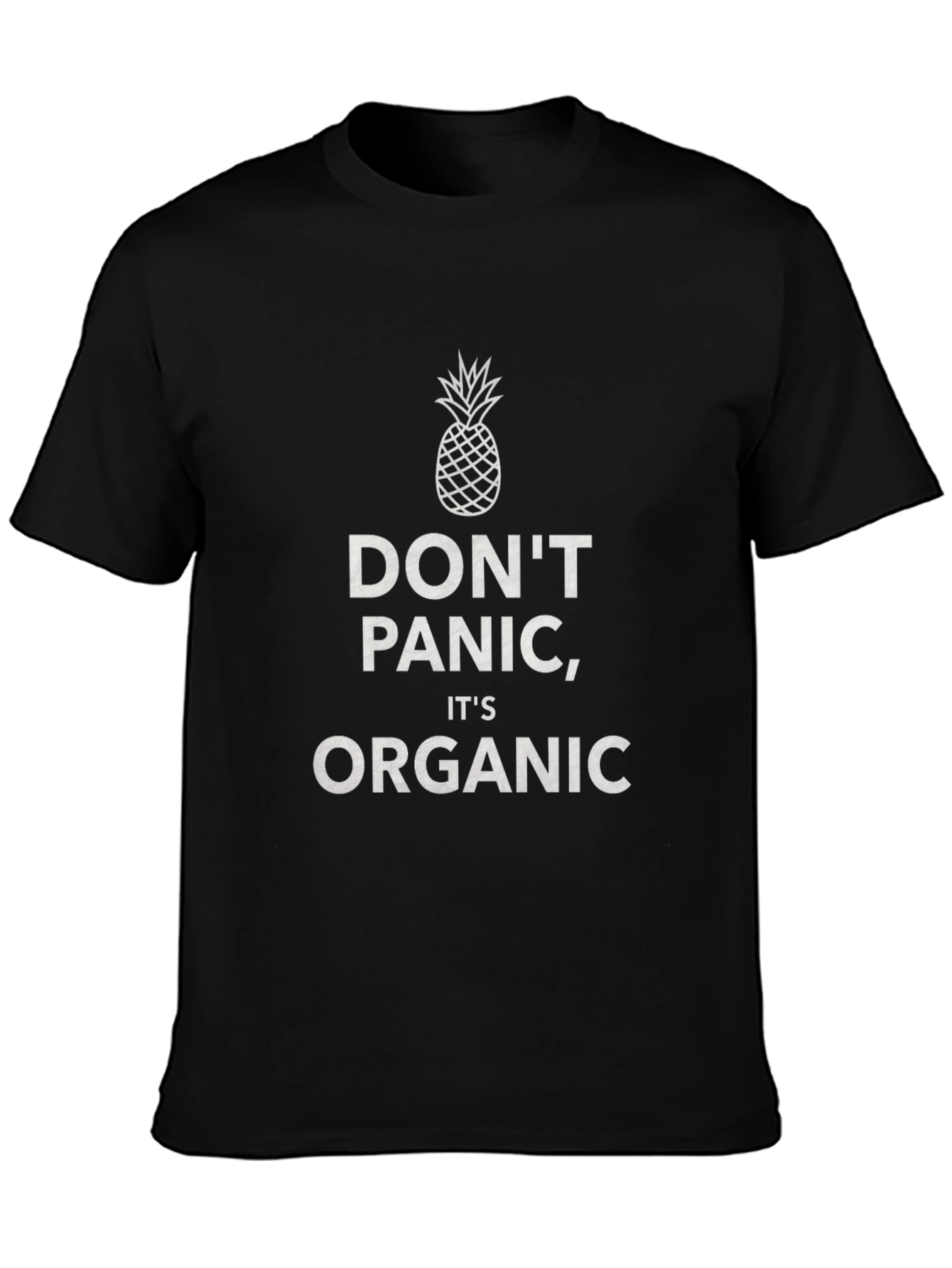 Dont Panic Its Organic Pineapple Graphic Tee