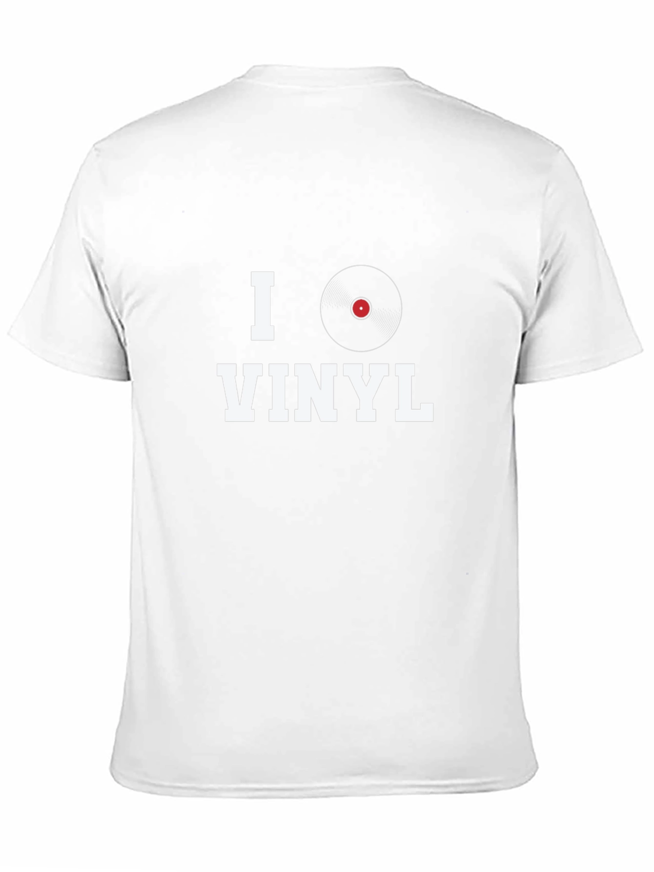 I Heart Vinyl Graphic Tee - Music Lover Shirt