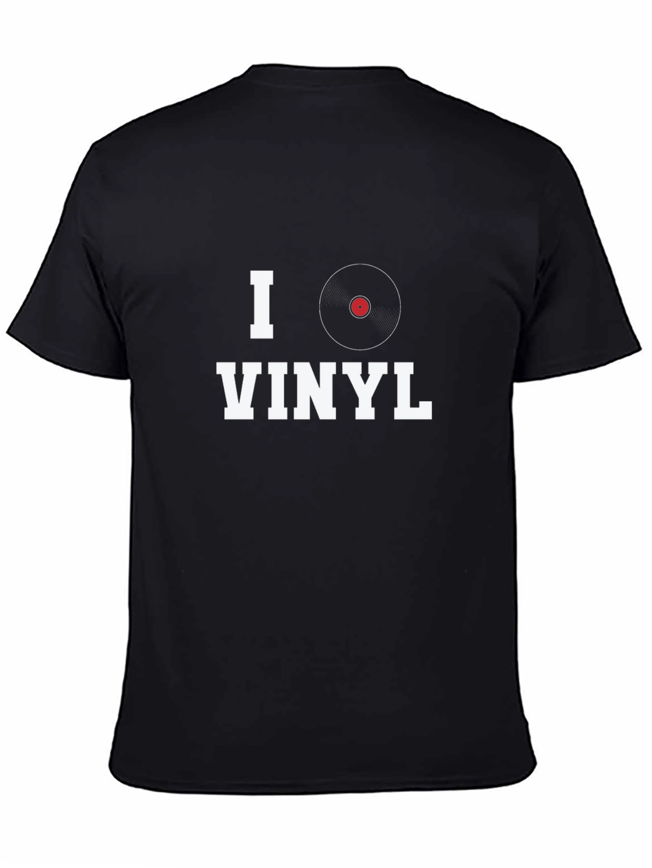 I Heart Vinyl Graphic Tee - Music Lover Shirt