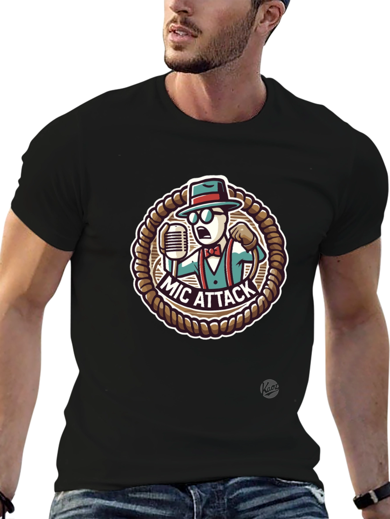 Mic Attack Graphic Tee