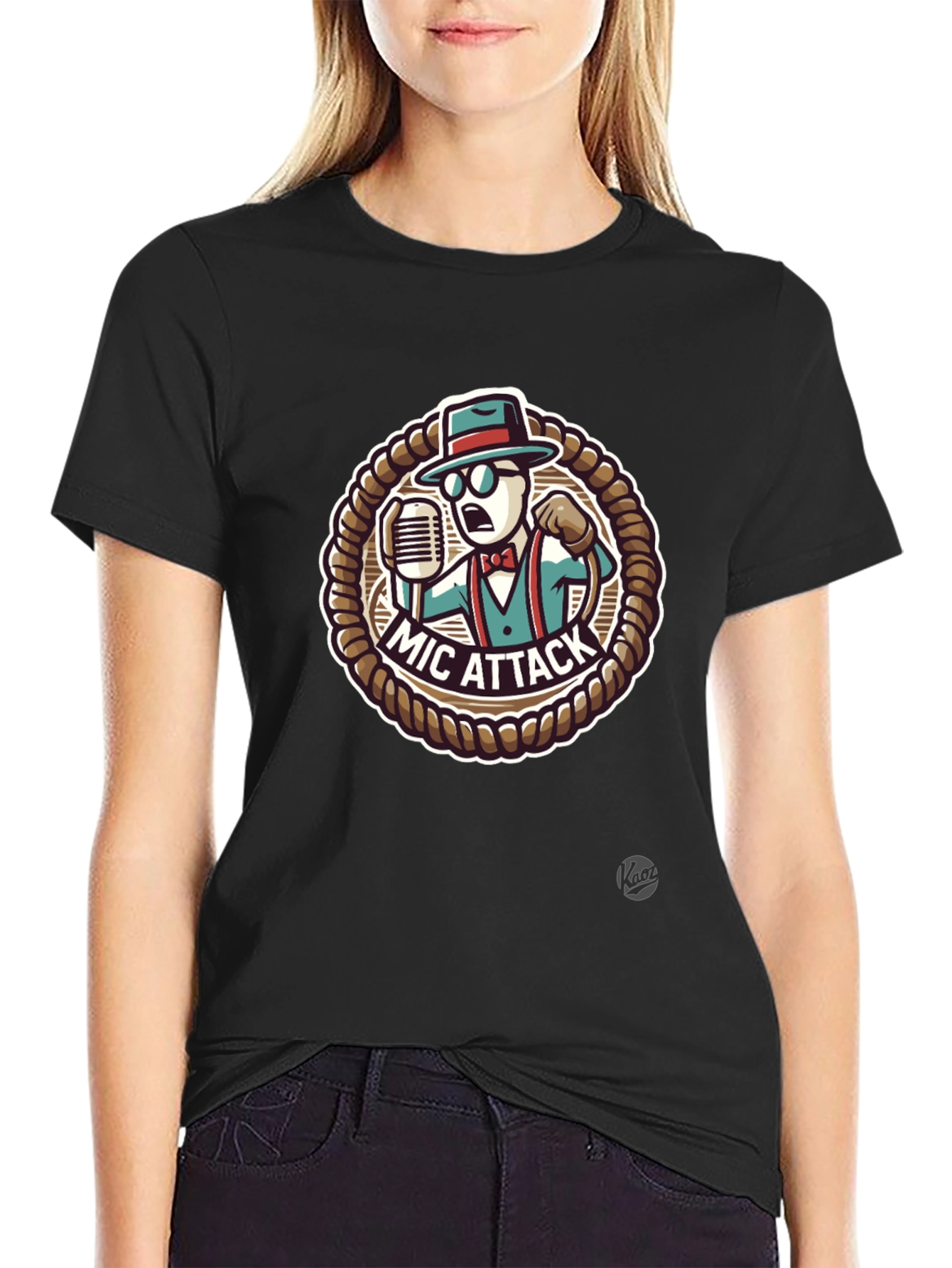 Mic Attack Graphic Tee