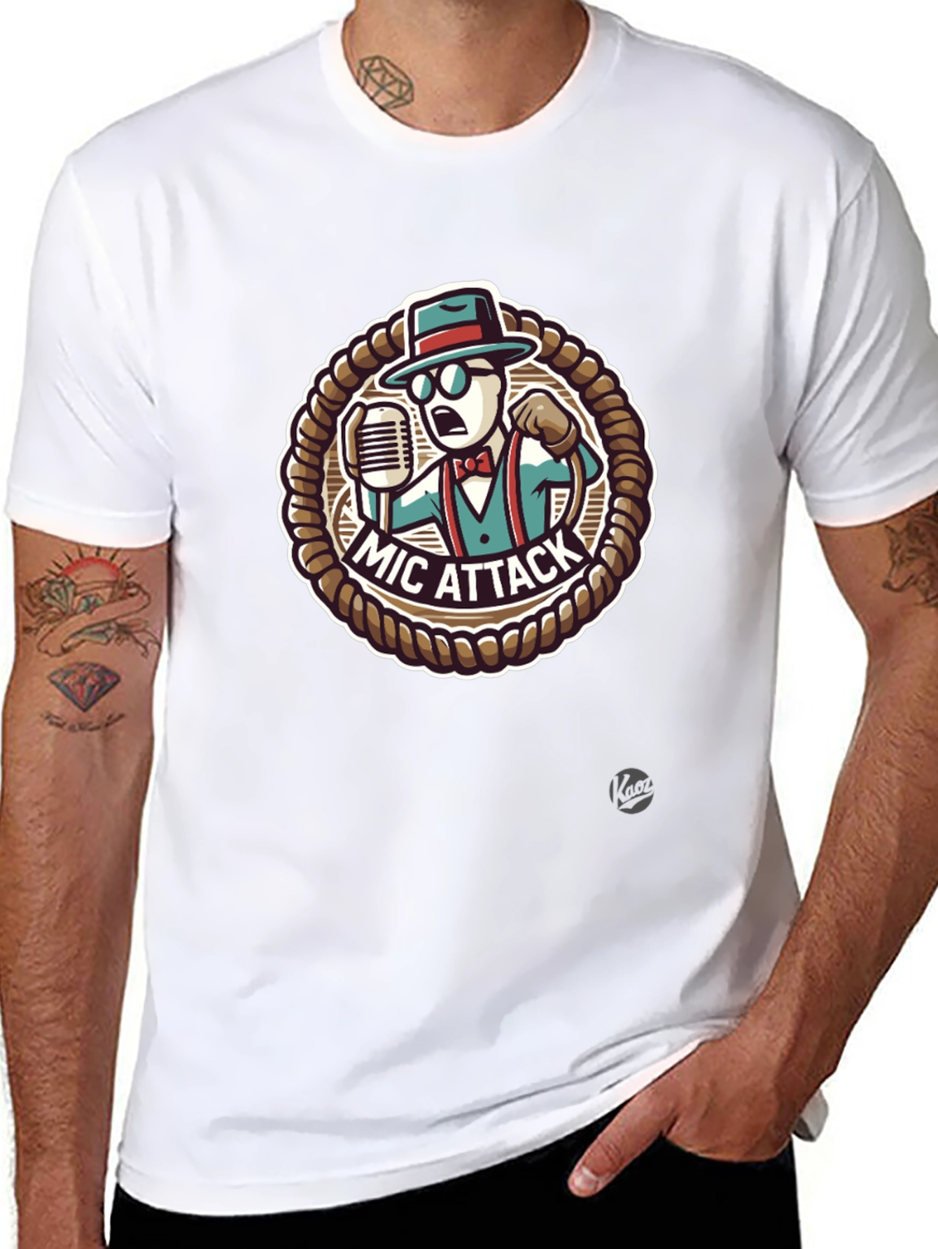 Mic Attack Graphic Tee