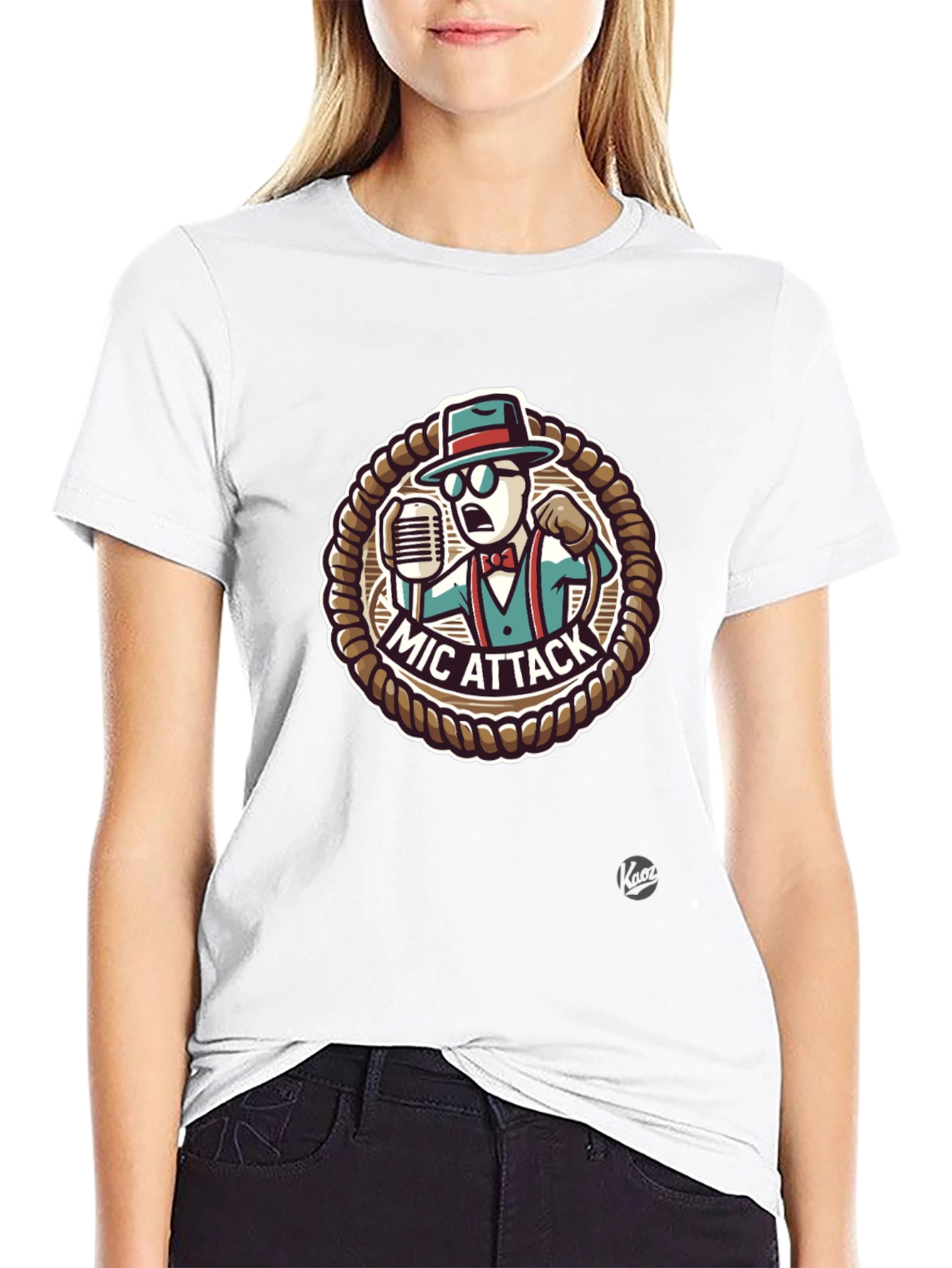 Mic Attack Graphic Tee