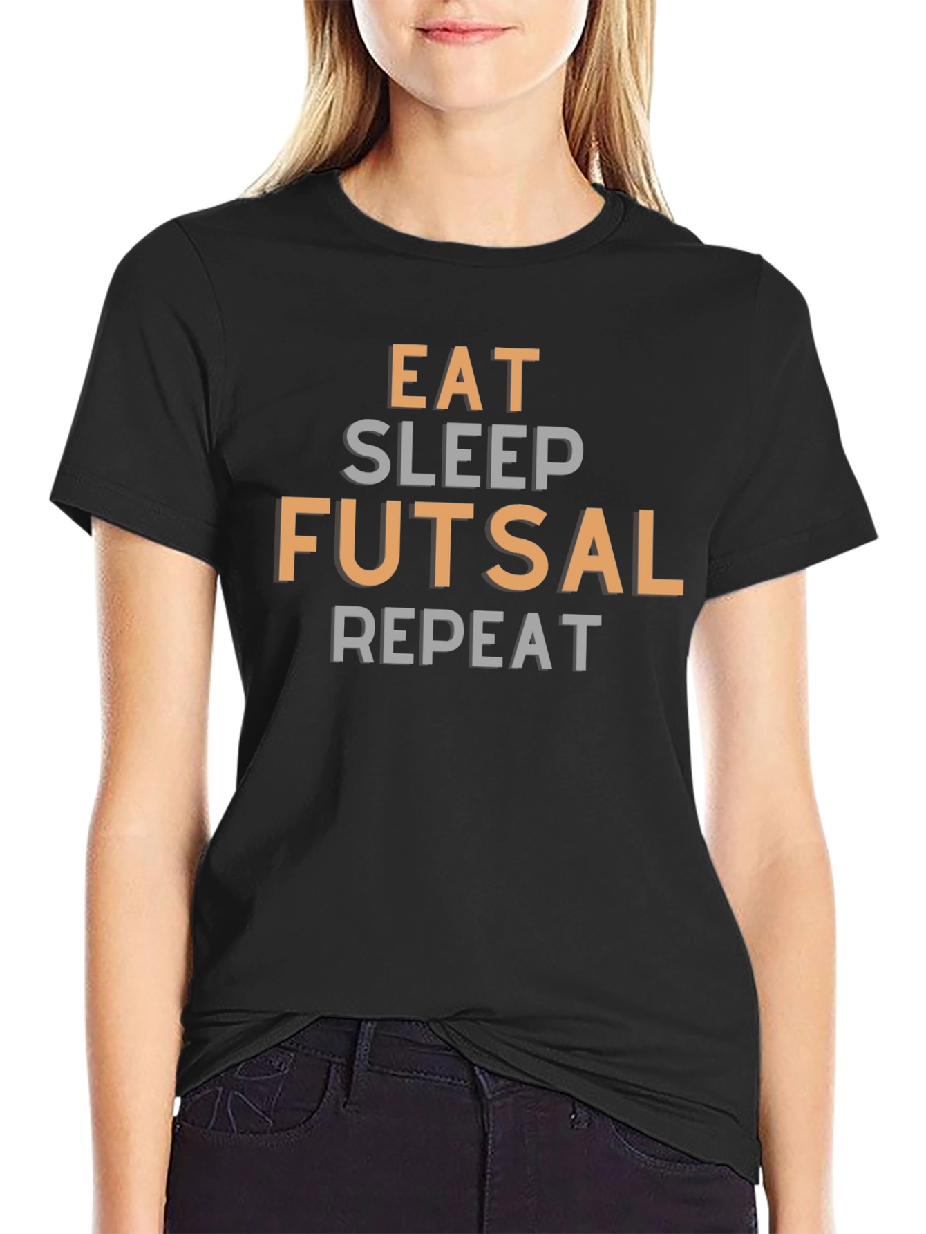 Eat Sleep Futsal Repeat T-Shirt