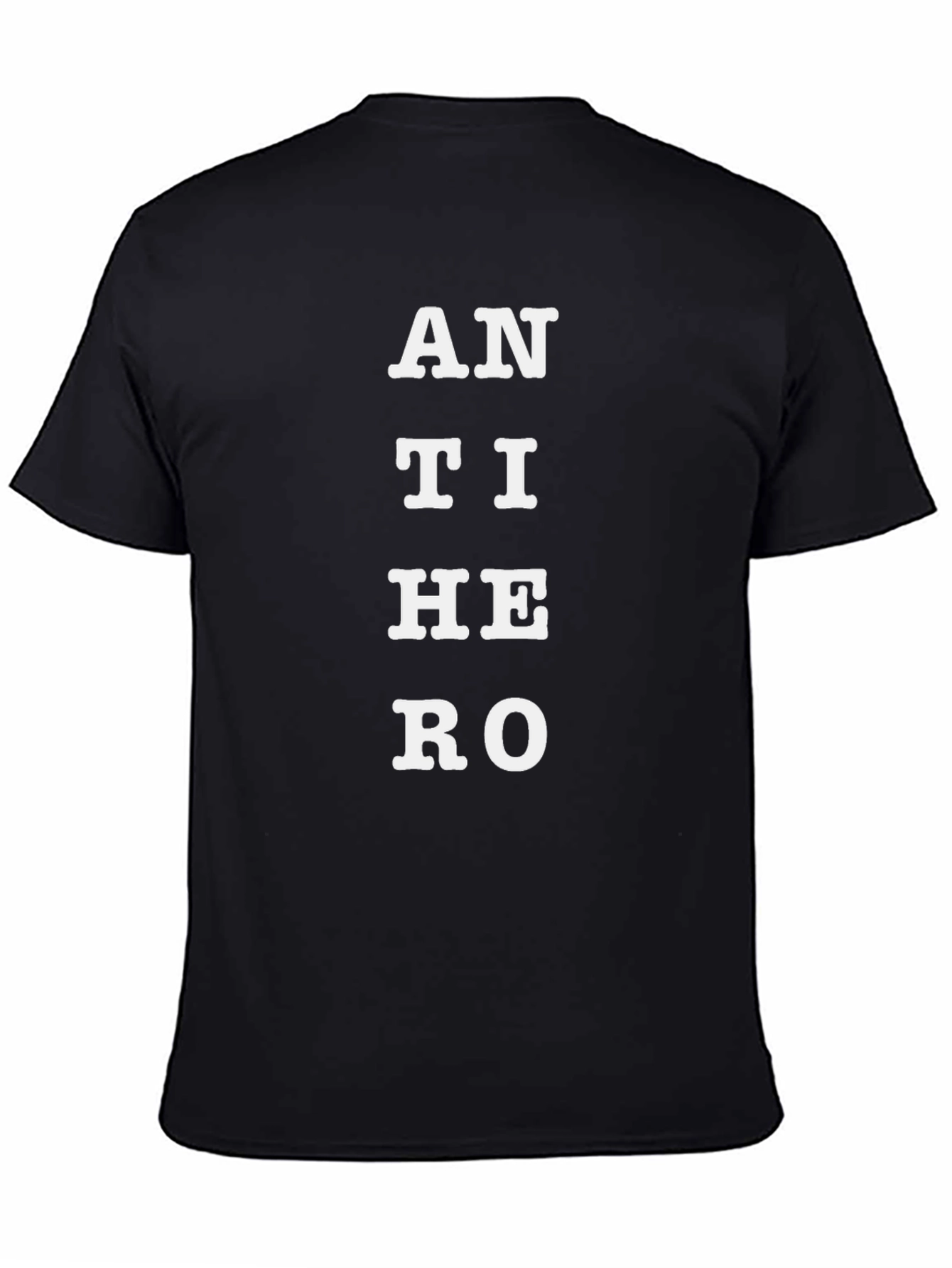 Anti Hero Graphic Tee - Bold Black T-Shirt