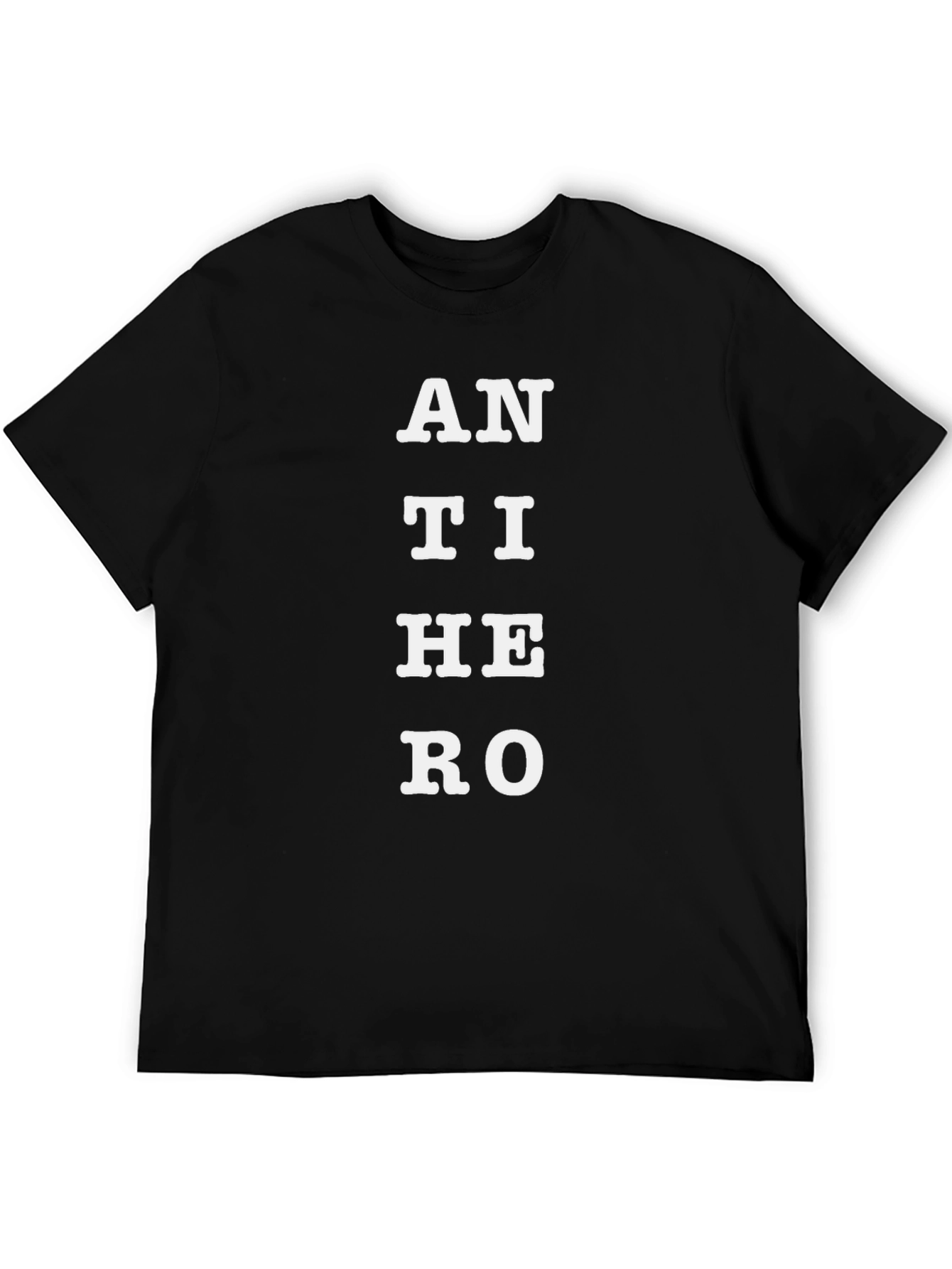 Anti Hero Graphic Tee - Bold Black T-Shirt