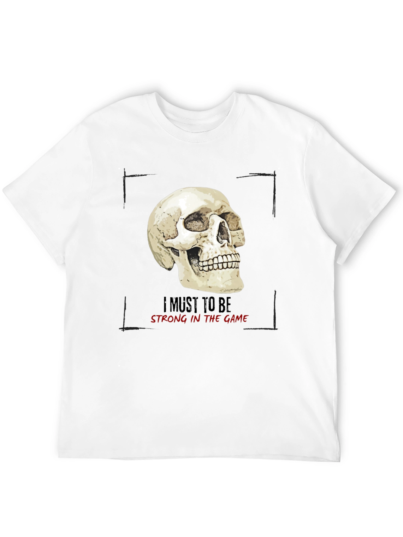 Skull Graphic Print T-Shirt