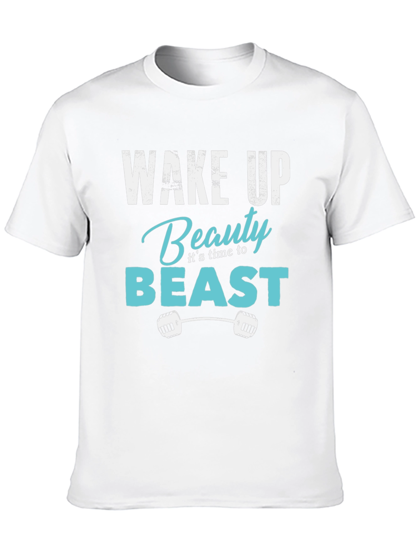 Wake Up Beauty Beast Black Graphic T-Shirt