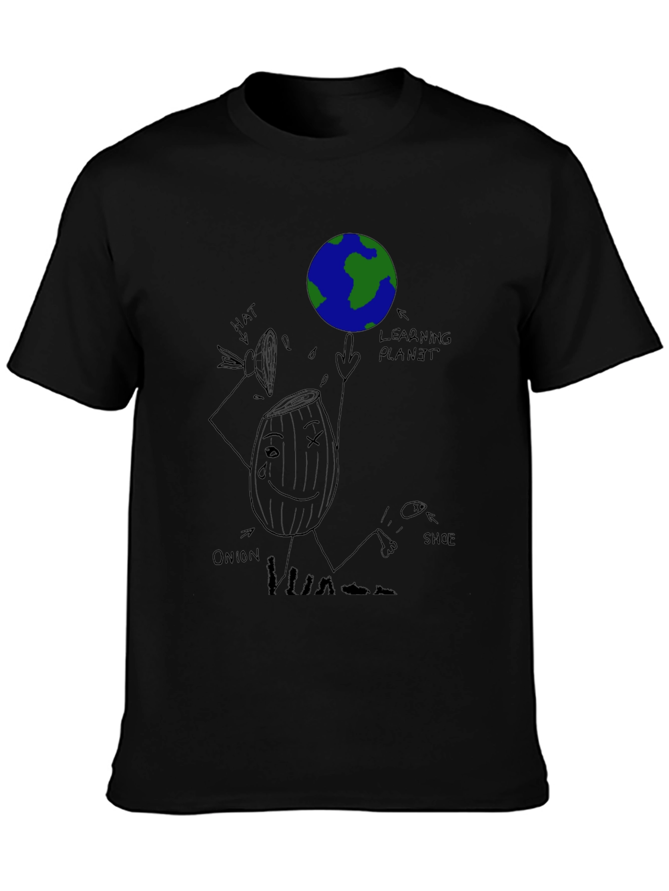 Whimsical Learning Planet Graphic T-Shirt