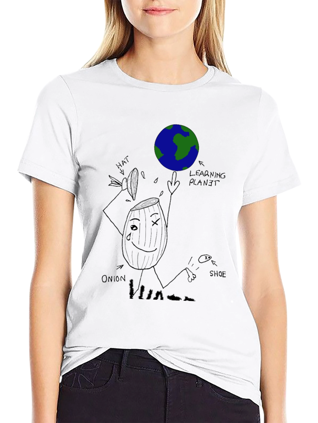 Whimsical Learning Planet Graphic T-Shirt