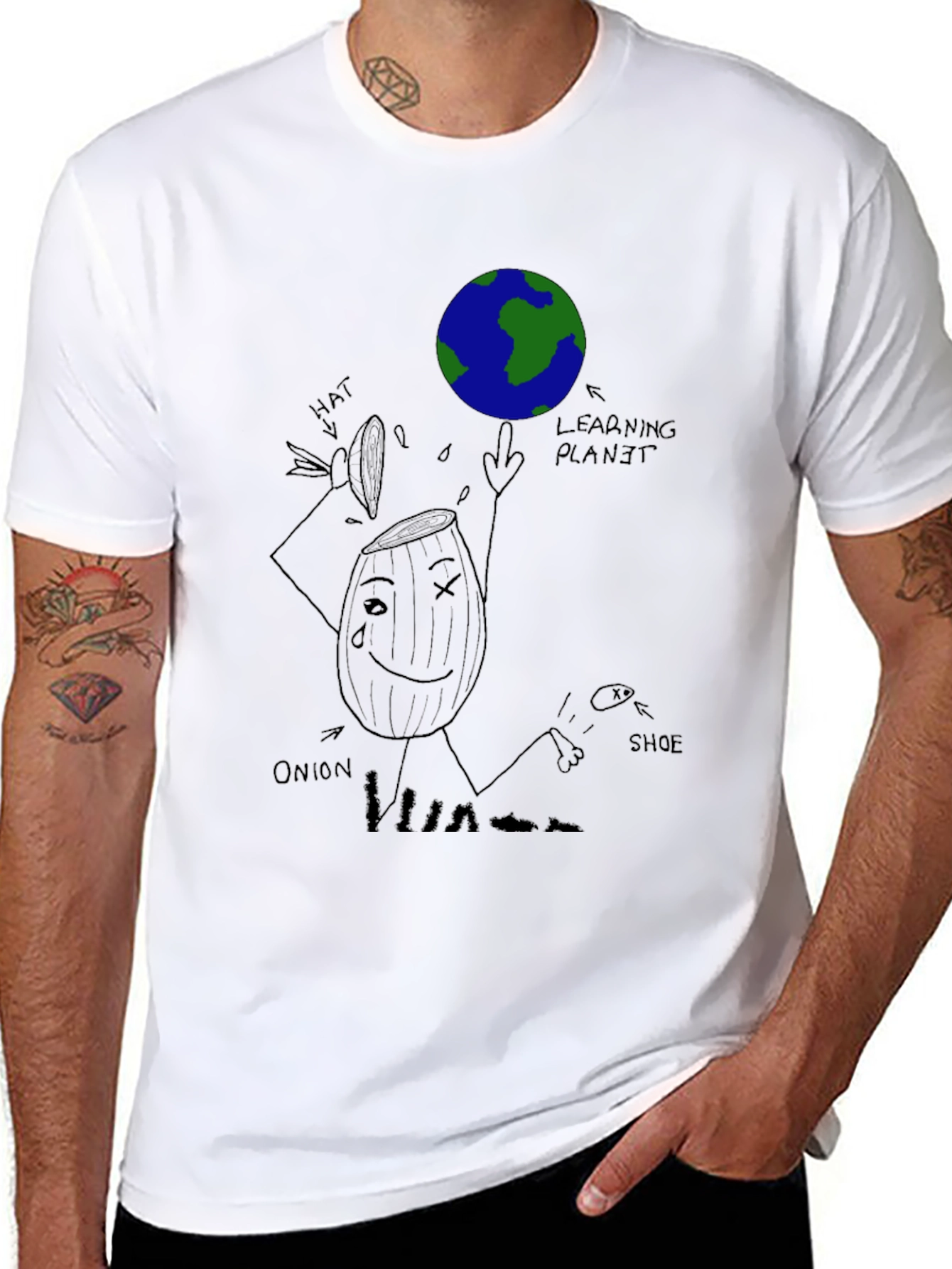 Whimsical Learning Planet Graphic T-Shirt