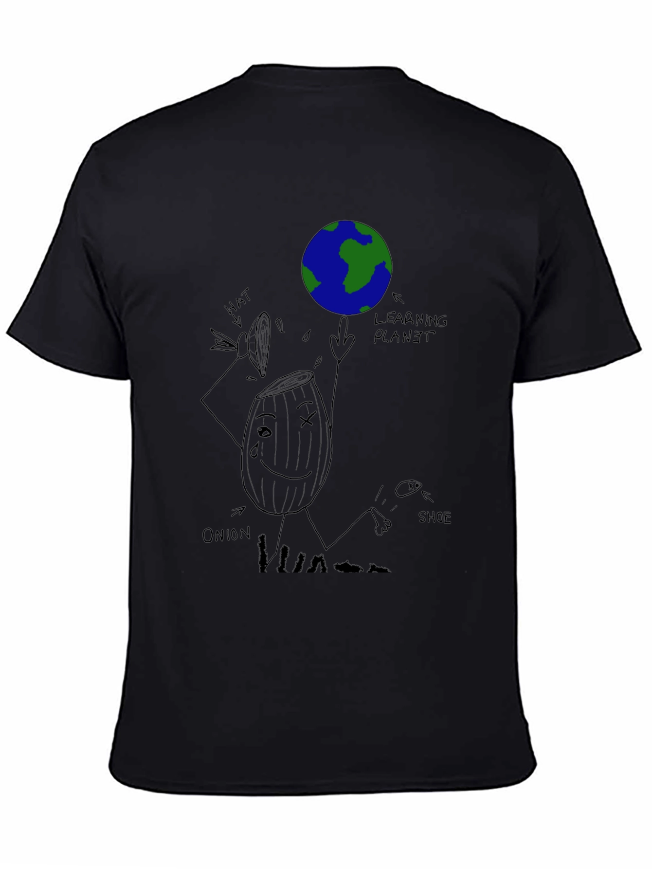 Whimsical Learning Planet Graphic T-Shirt