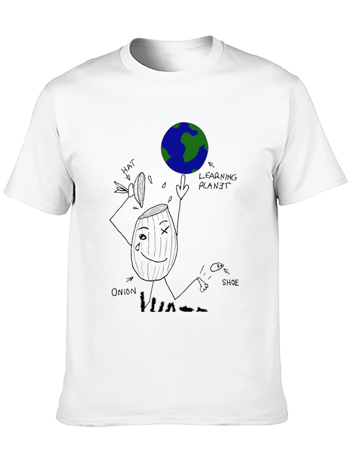Whimsical Learning Planet Graphic T-Shirt