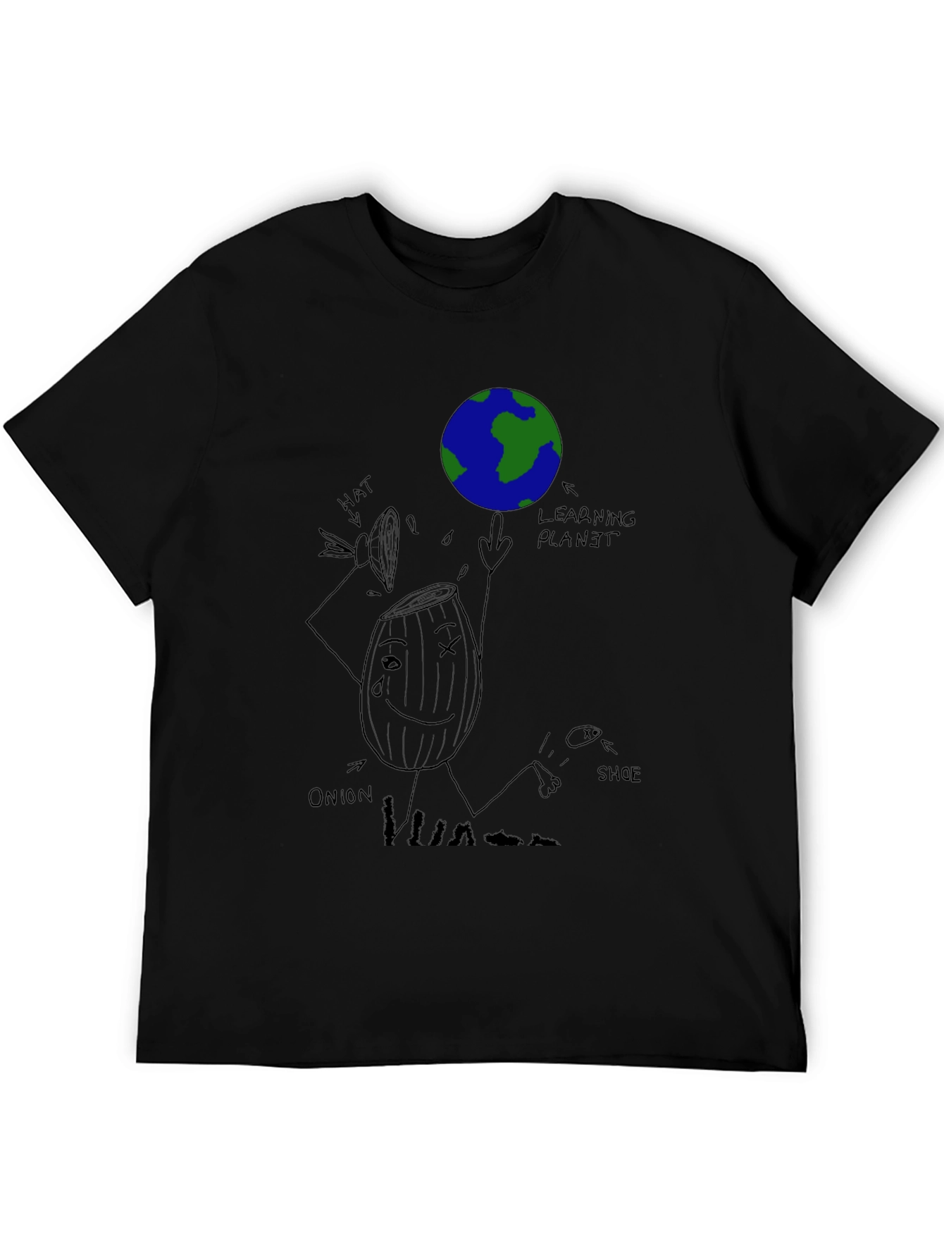 Whimsical Learning Planet Graphic T-Shirt