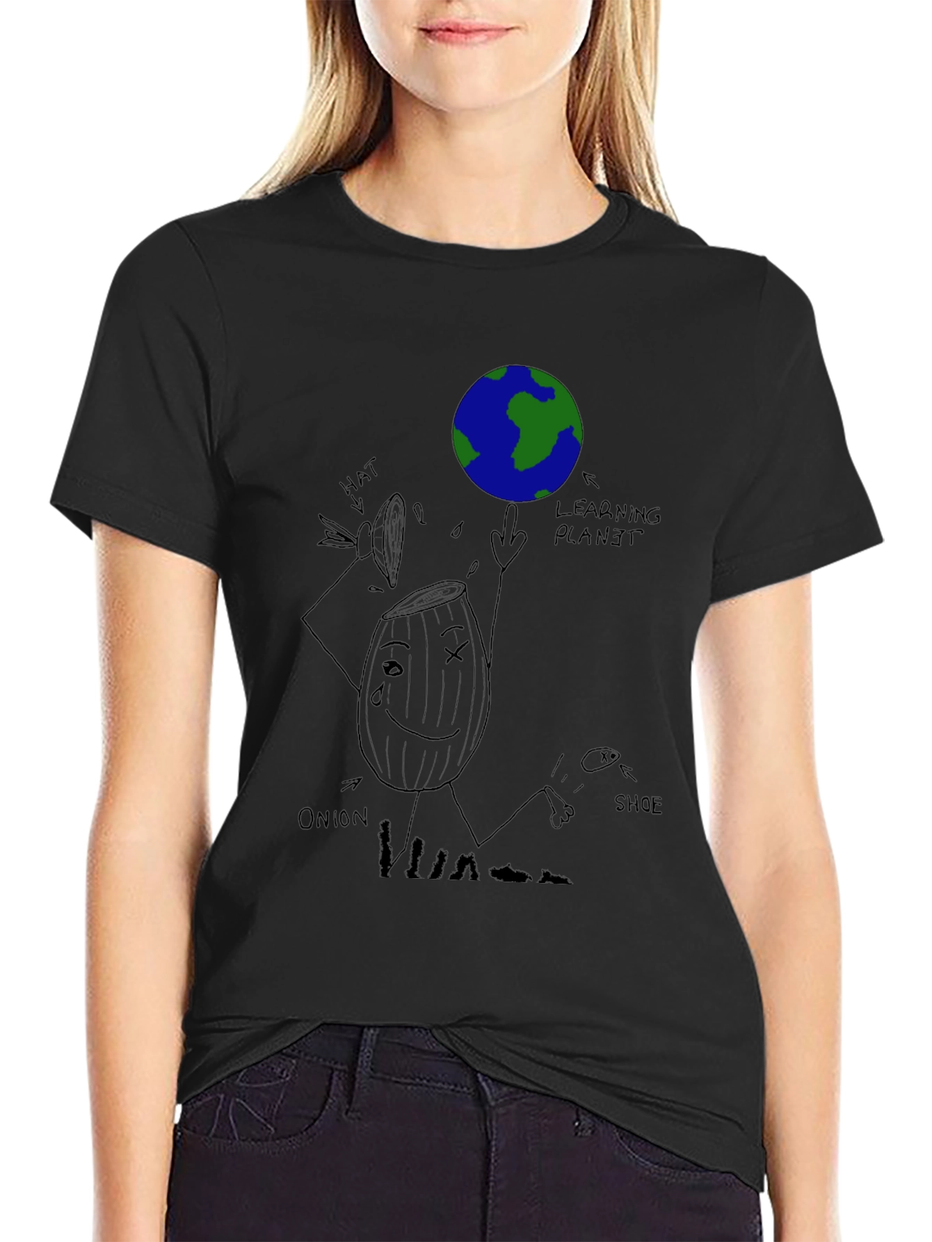 Whimsical Learning Planet Graphic T-Shirt