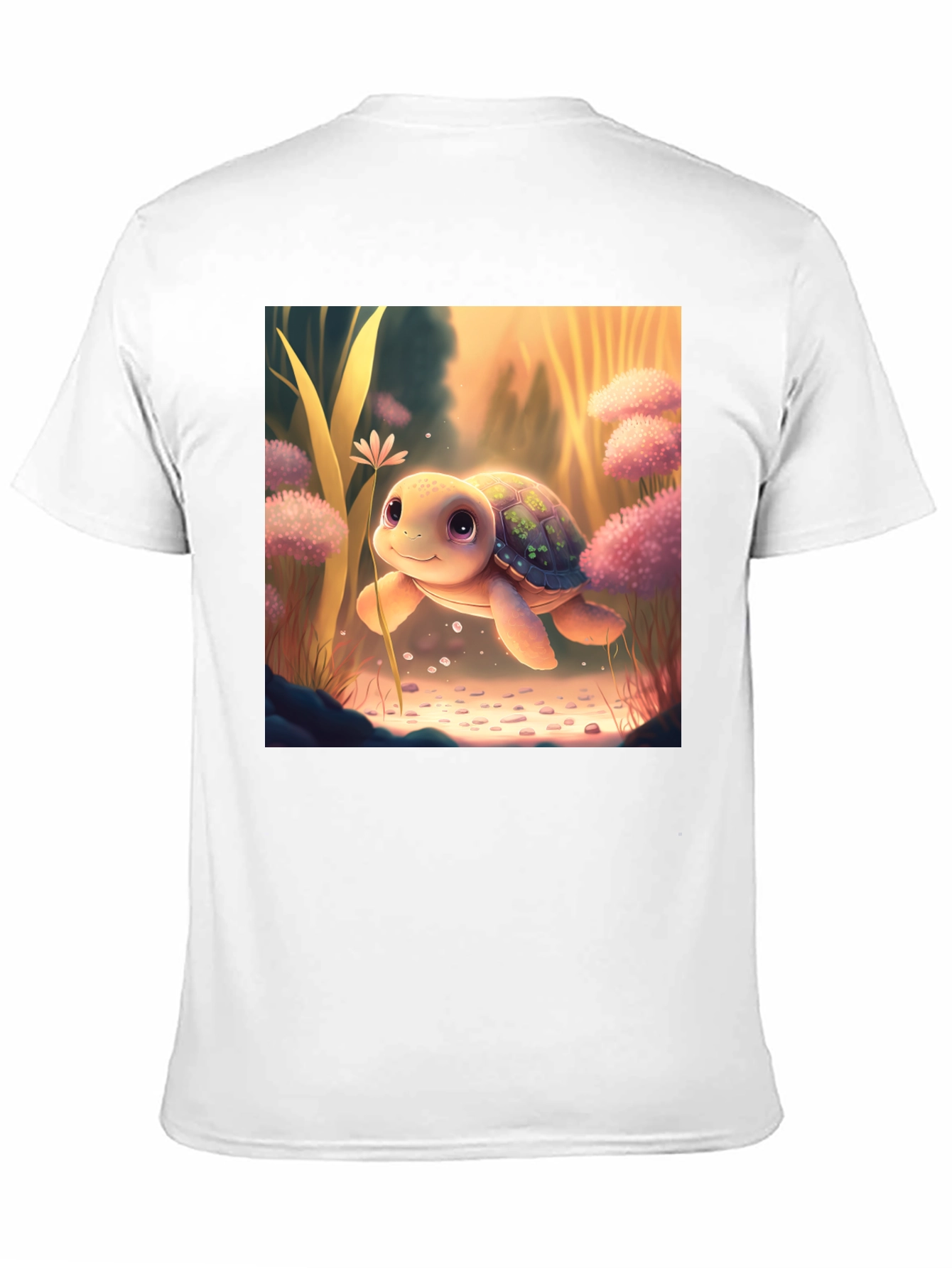 Cute Turtle Graphic T-Shirt