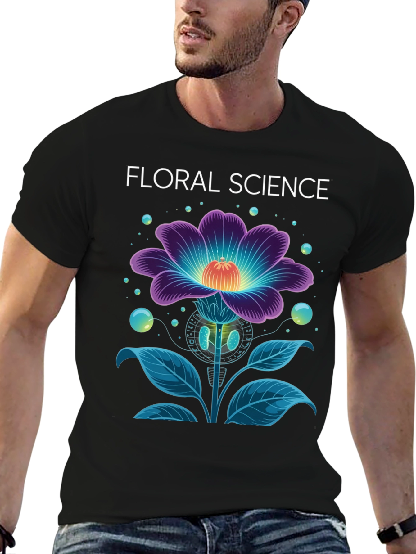 Floral Science Graphic Tee