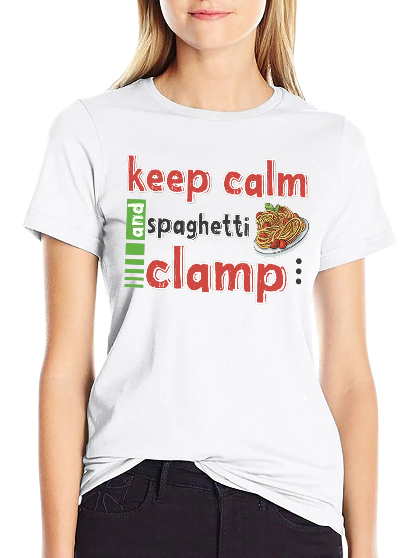 Keep Calm Eat Spaghetti T-Shirt
