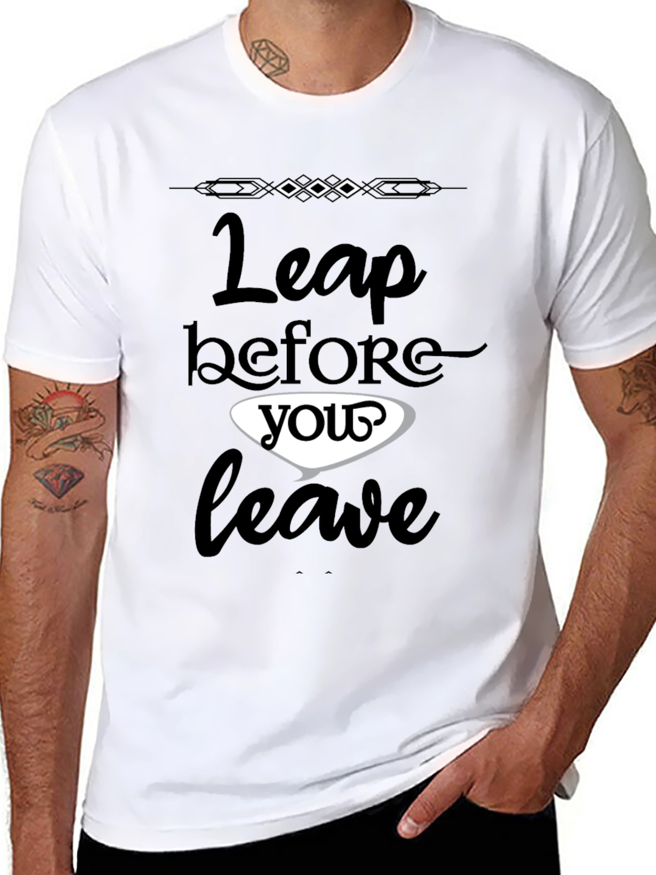Leap Before You Leave Graphic T-Shirt