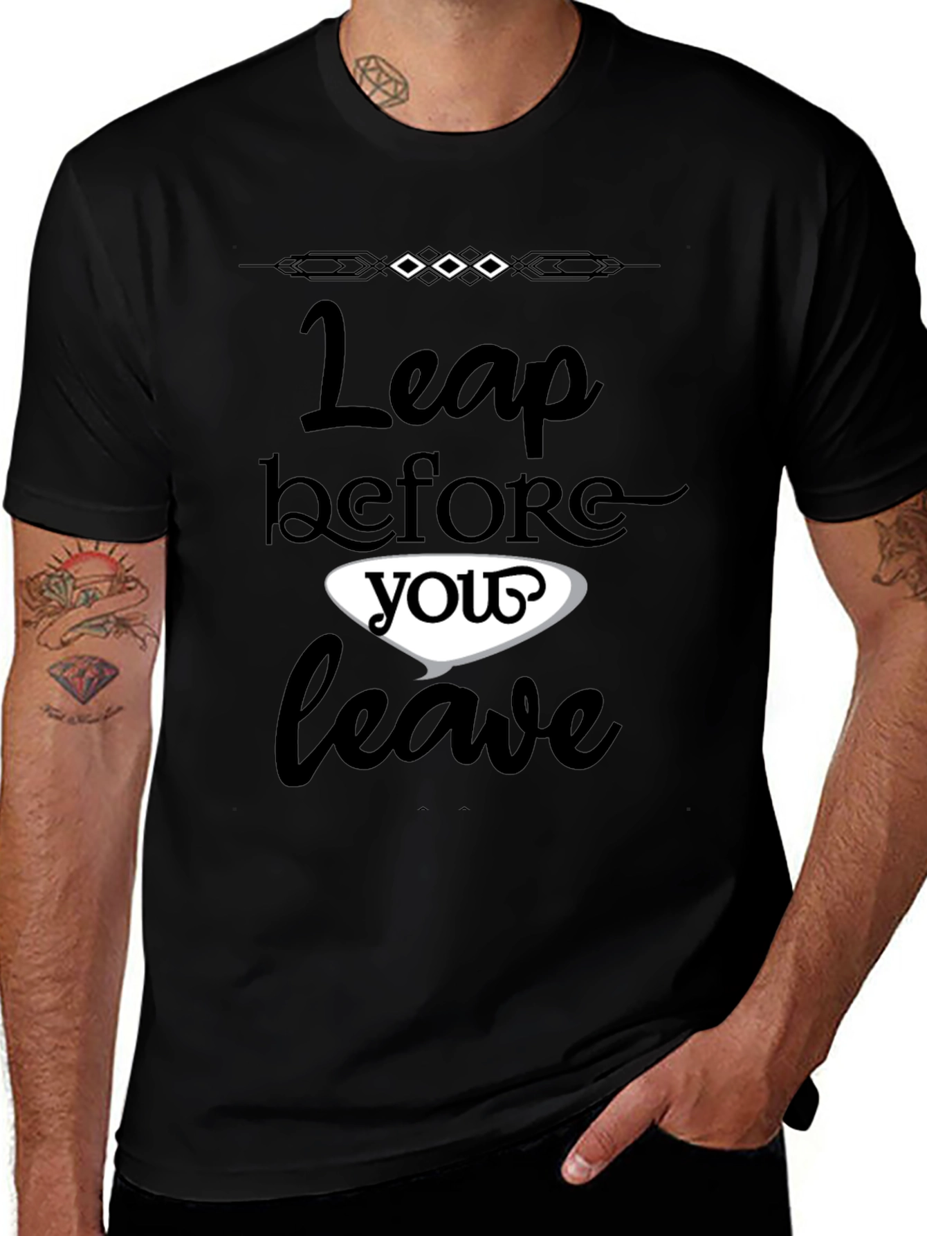 Leap Before You Leave Graphic T-Shirt