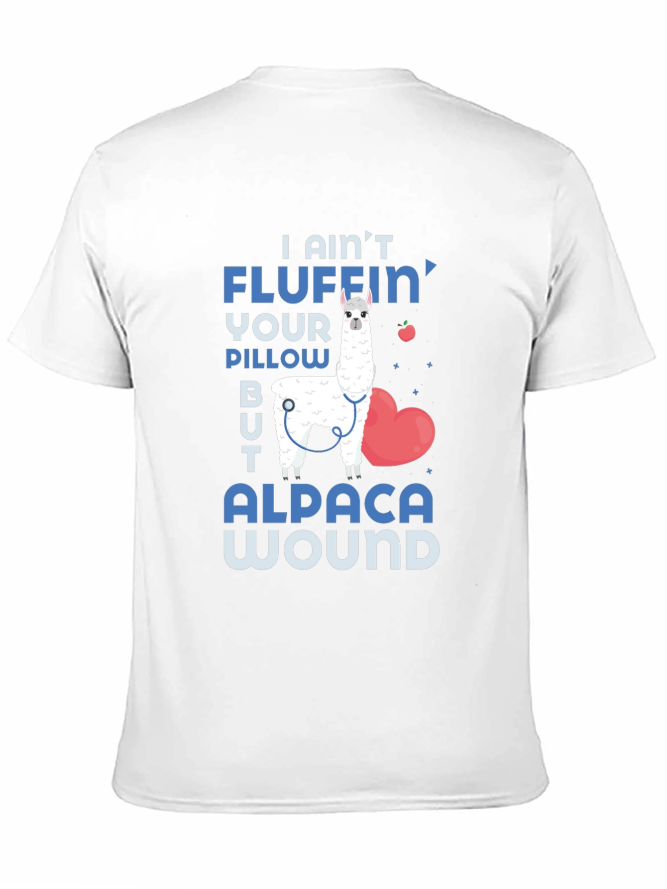 Alpaca Wound T-Shirt Funny Nurse Doctor Medical Tee