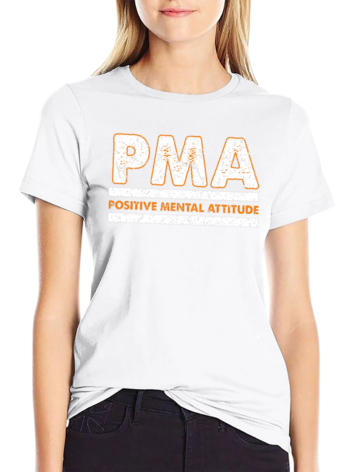 PMA Positive Mental Attitude Graphic T-Shirt