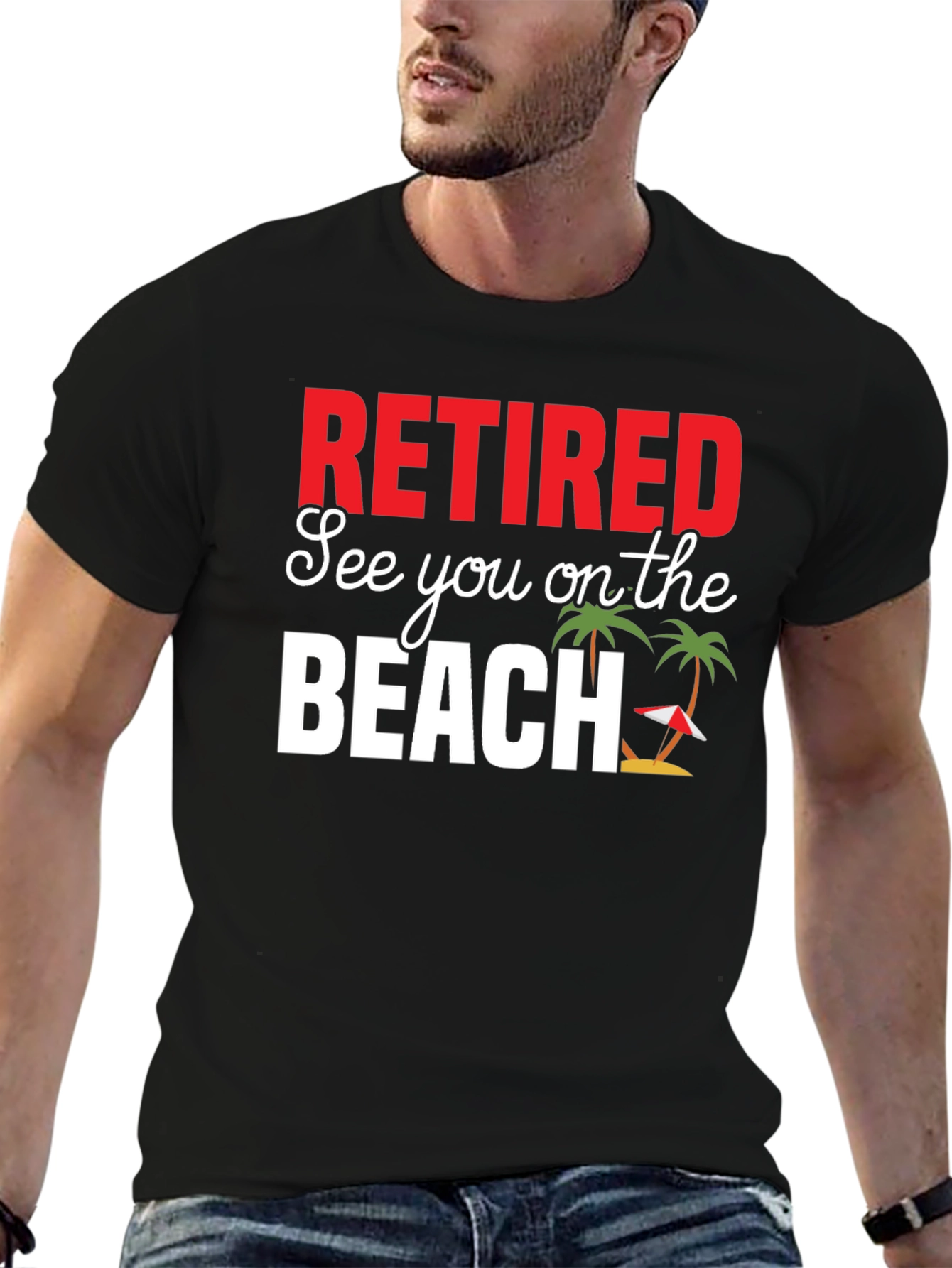 Retired Beach T-Shirt