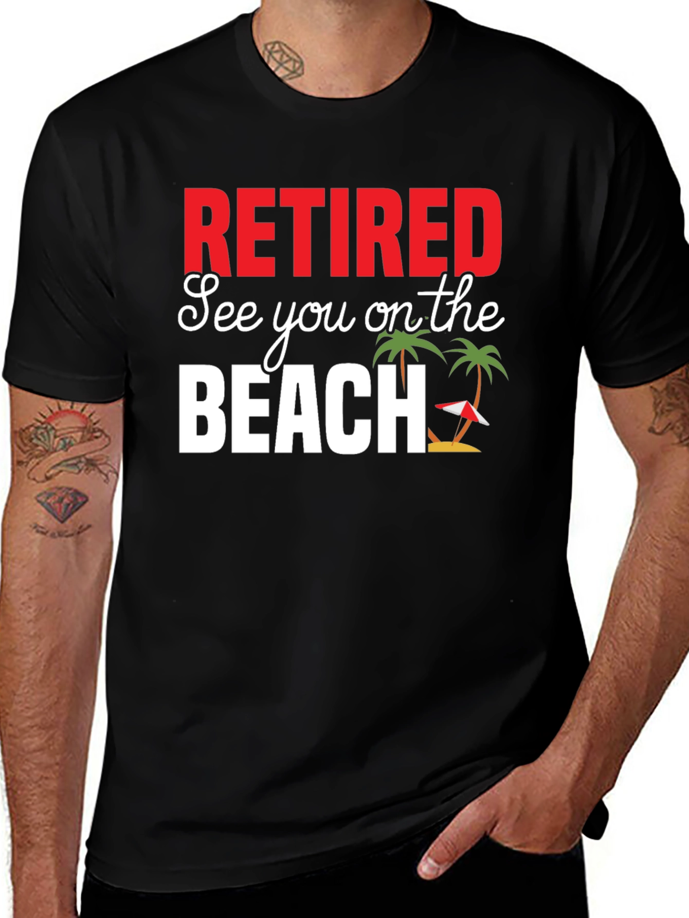 Retired Beach T-Shirt