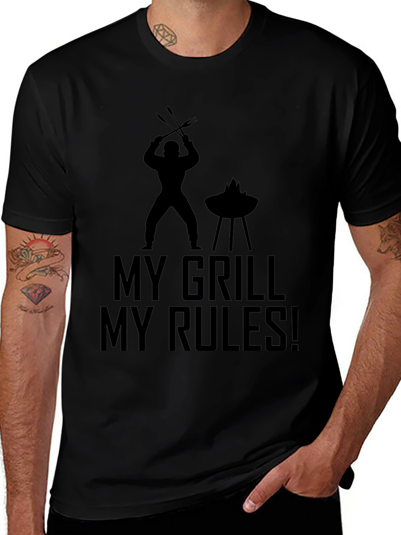 My Grill My Rules T-Shirt BBQ Grilling
